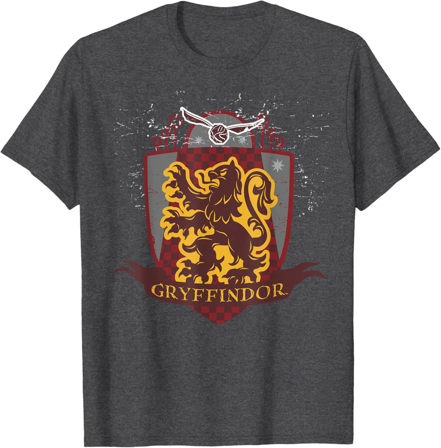 Gryffindor Quidditch Shield T-Shirt for Harry Potter Fans - 1
