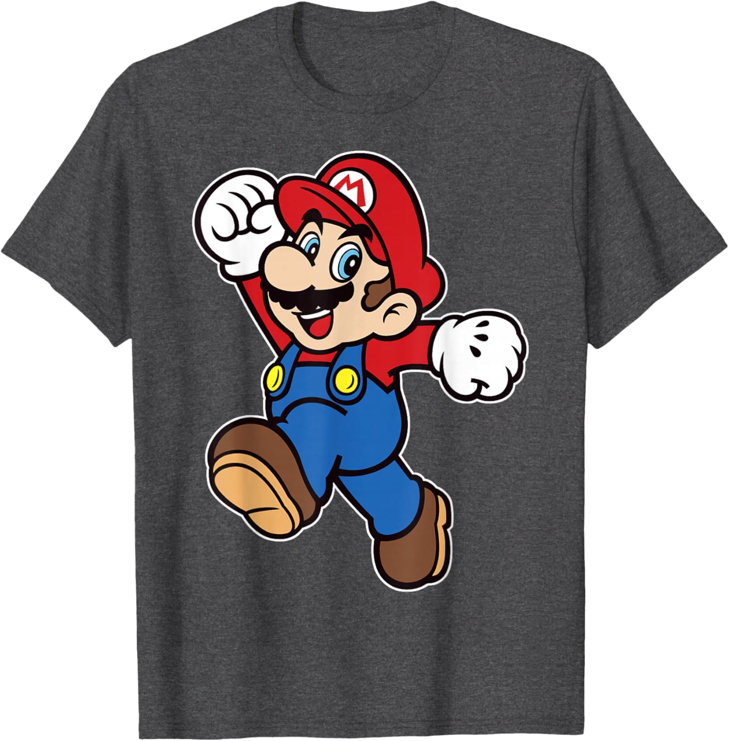 Super Mario Classic Jump Portrait T-Shirt for Gamers and Fans - 1