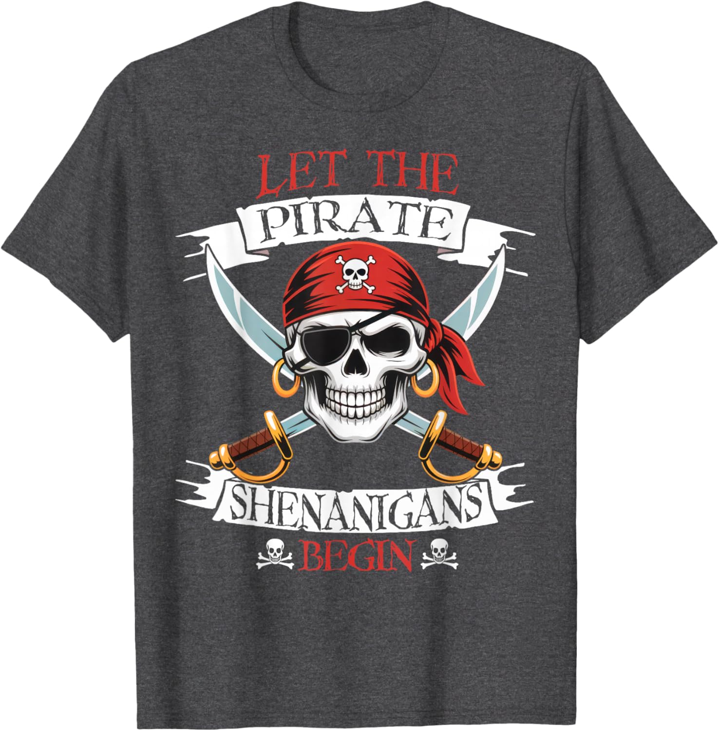 Pirate Shenanigans Skull T-Shirt for Boys - Perfect Halloween Costume! - 11