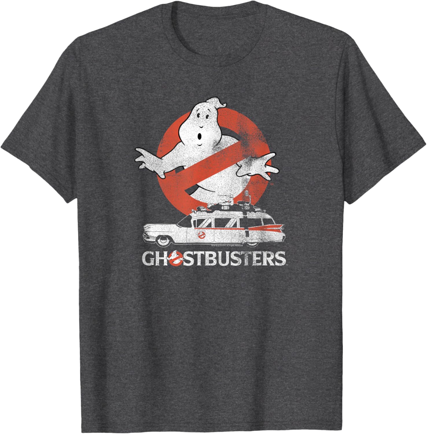 Ghostbusters No Ghost Ectomobile Retro Movie T-Shirt for Fans - 3