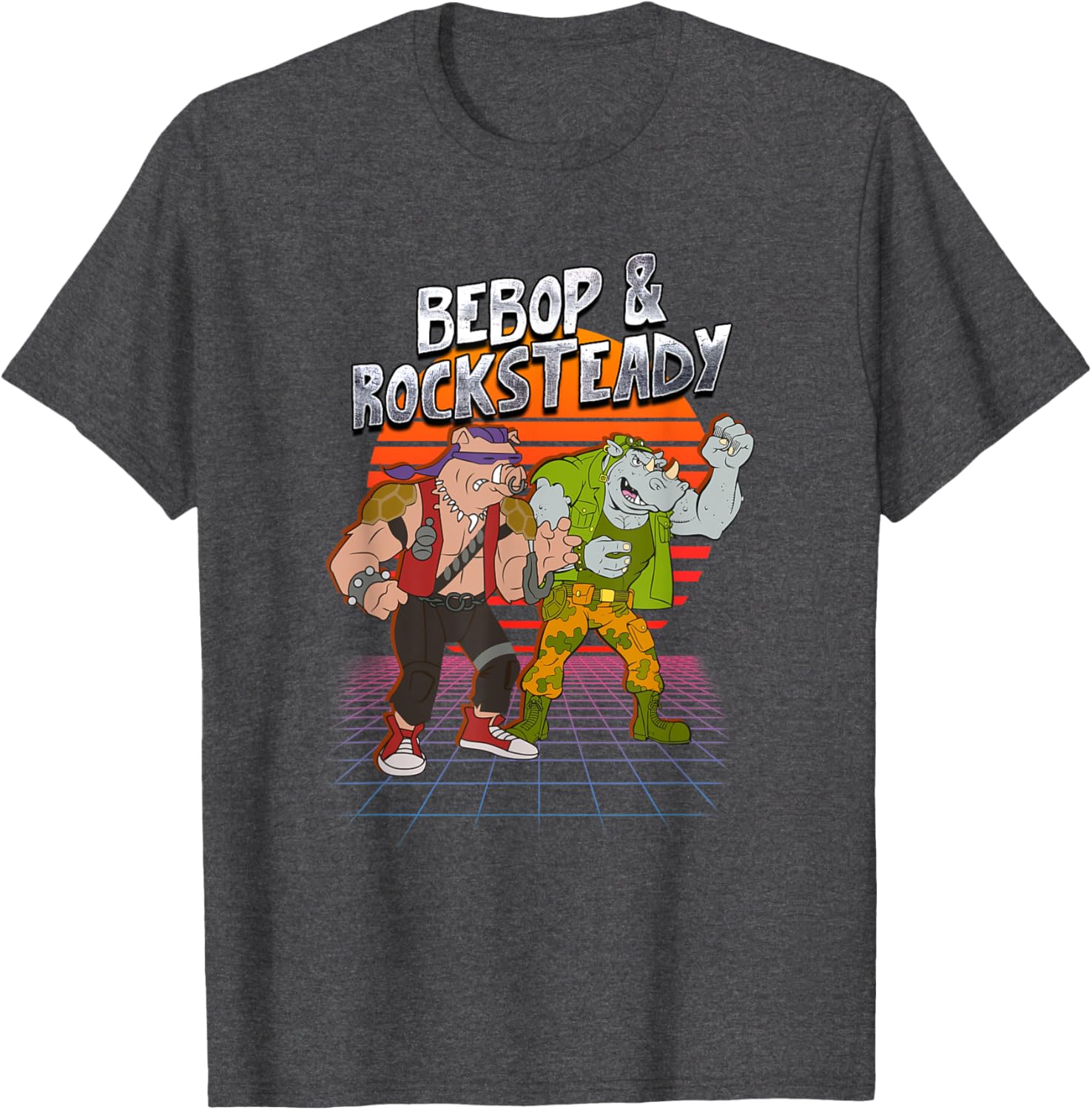 Mademark x TMNT Bebop and Rocksteady Retro Style T-Shirt for Fun Fashion - 2