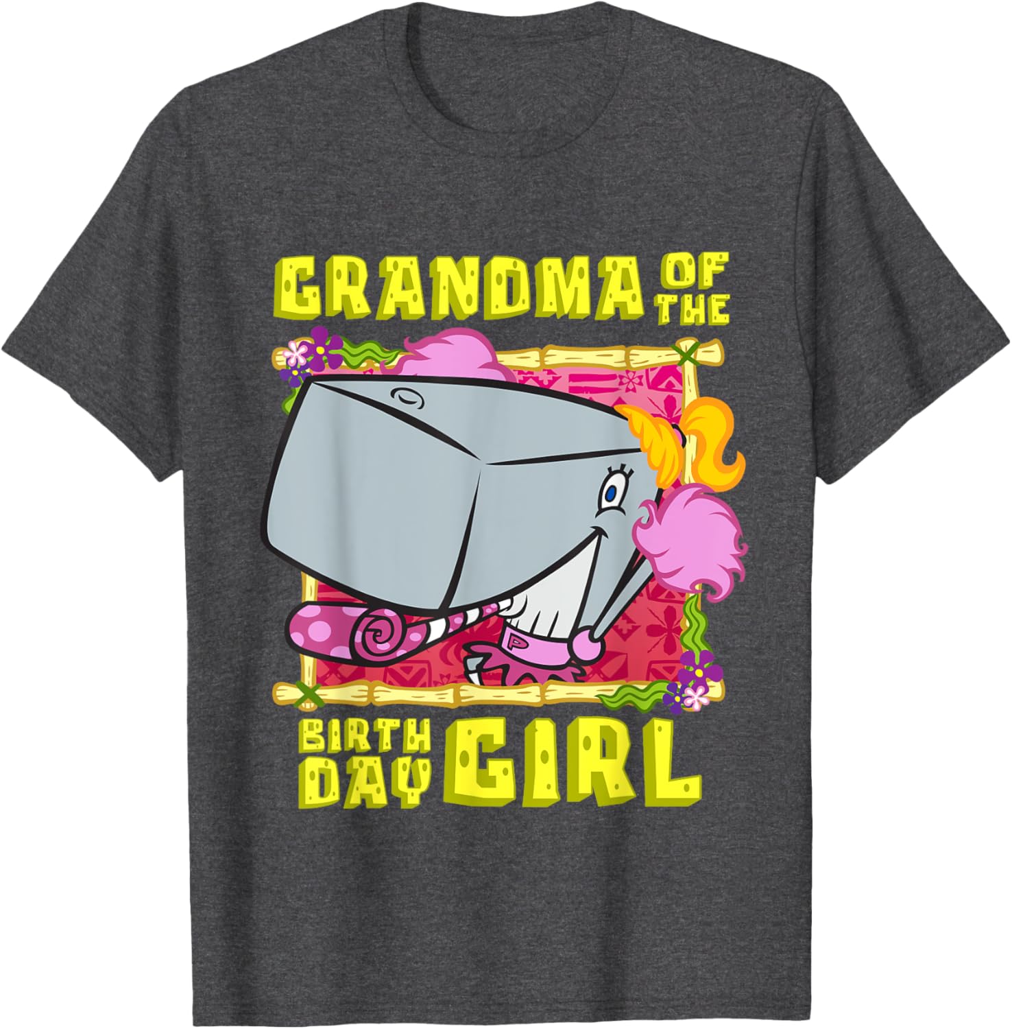 SpongeBob Pearl Grandma T-Shirt for Birthday Girls - Fun Grandmother Gift - 11