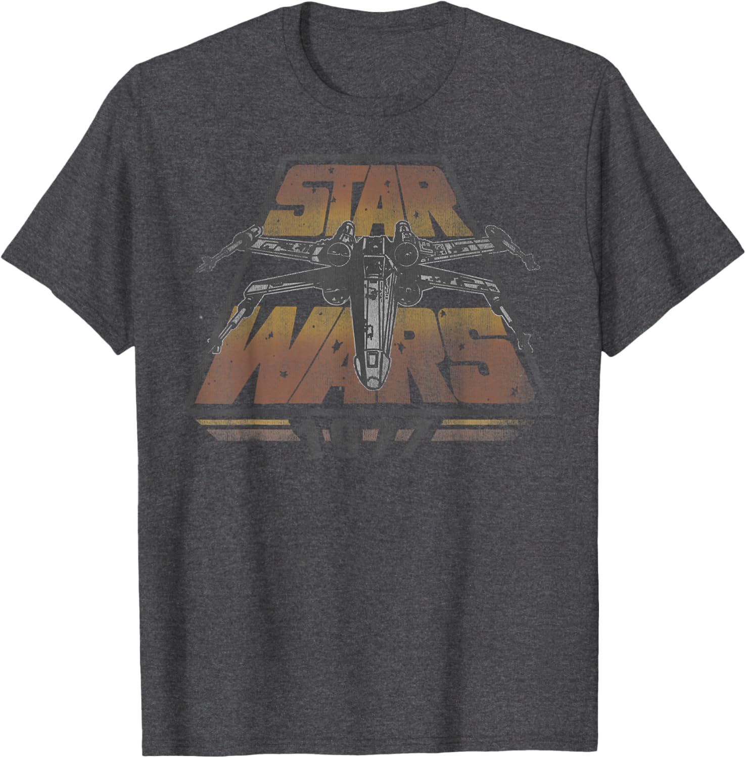 Vintage Star Wars X-Wing 1977 Retro T-Shirt for Disney Fans - 1