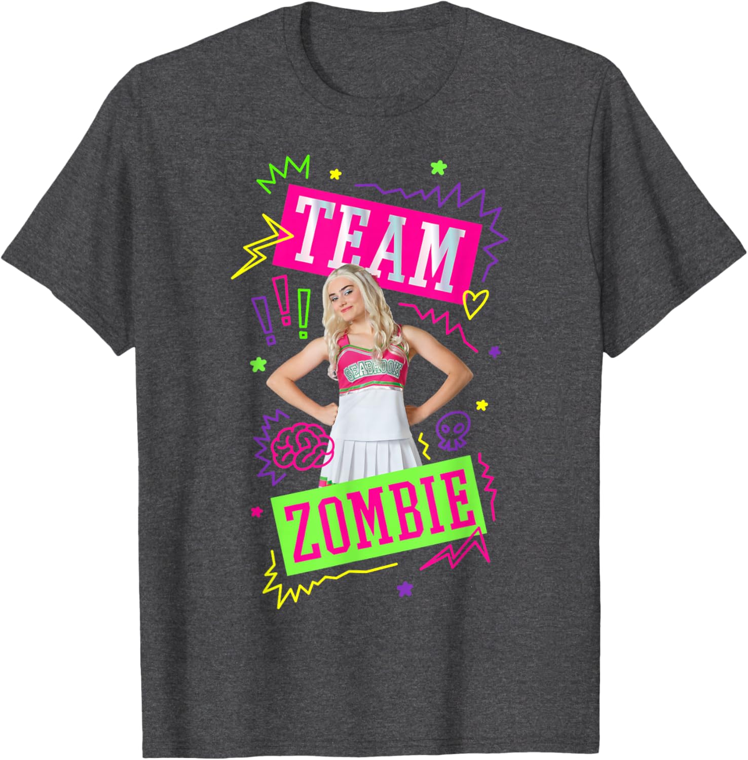 Disney Zombies Addison Team Poster T-Shirt for Fans of Fun Style - 5