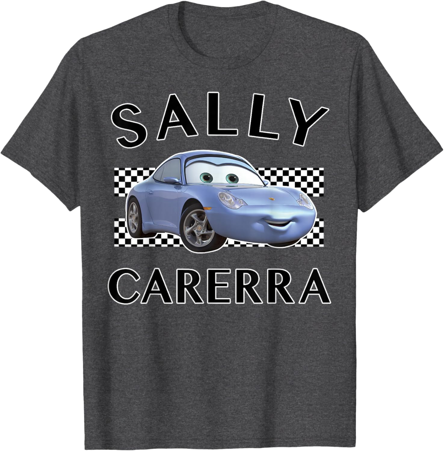 Disney Pixar Cars Sally Carrera Finish Graphic T-Shirt for Fans - 3