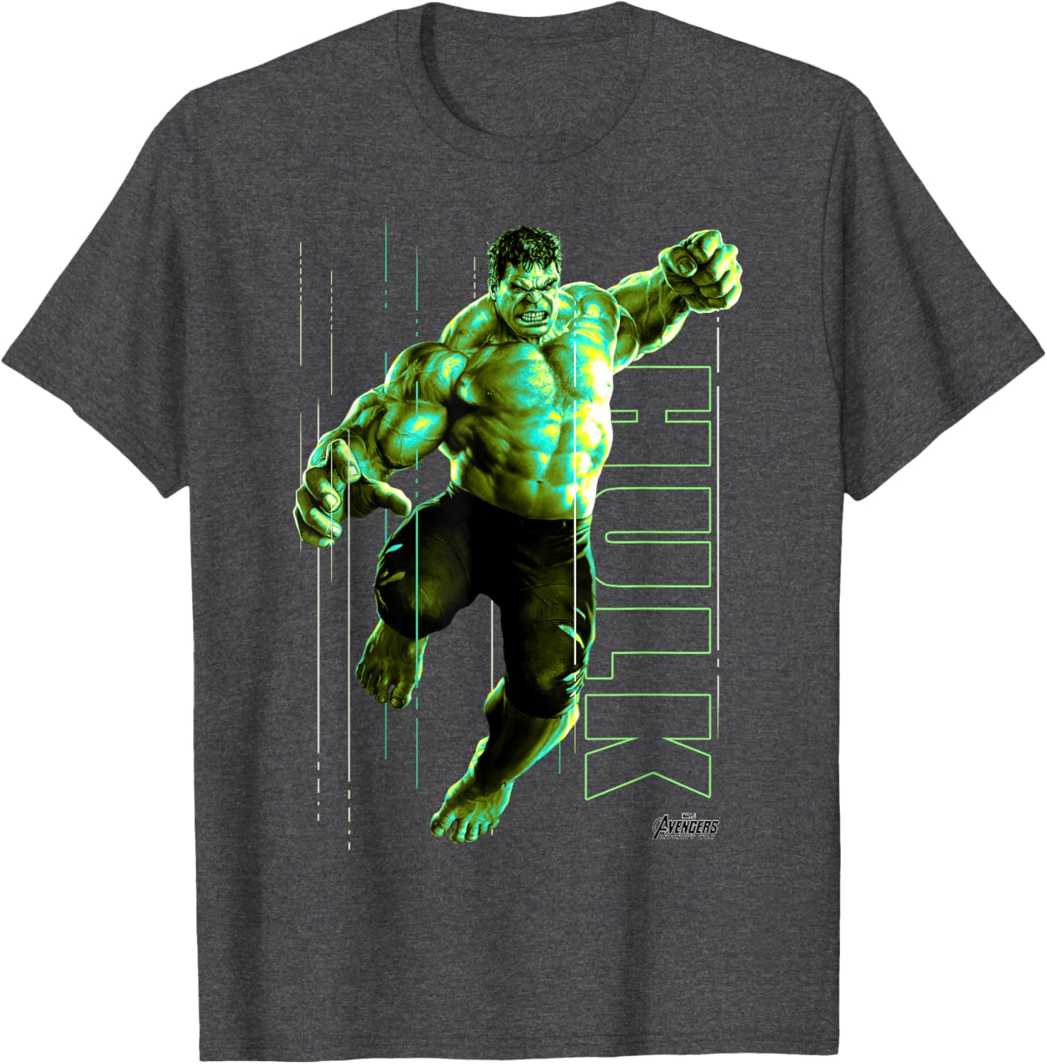 Incredible Hulk Jump Smash T-Shirt for Marvel Fans and Collectors - 16