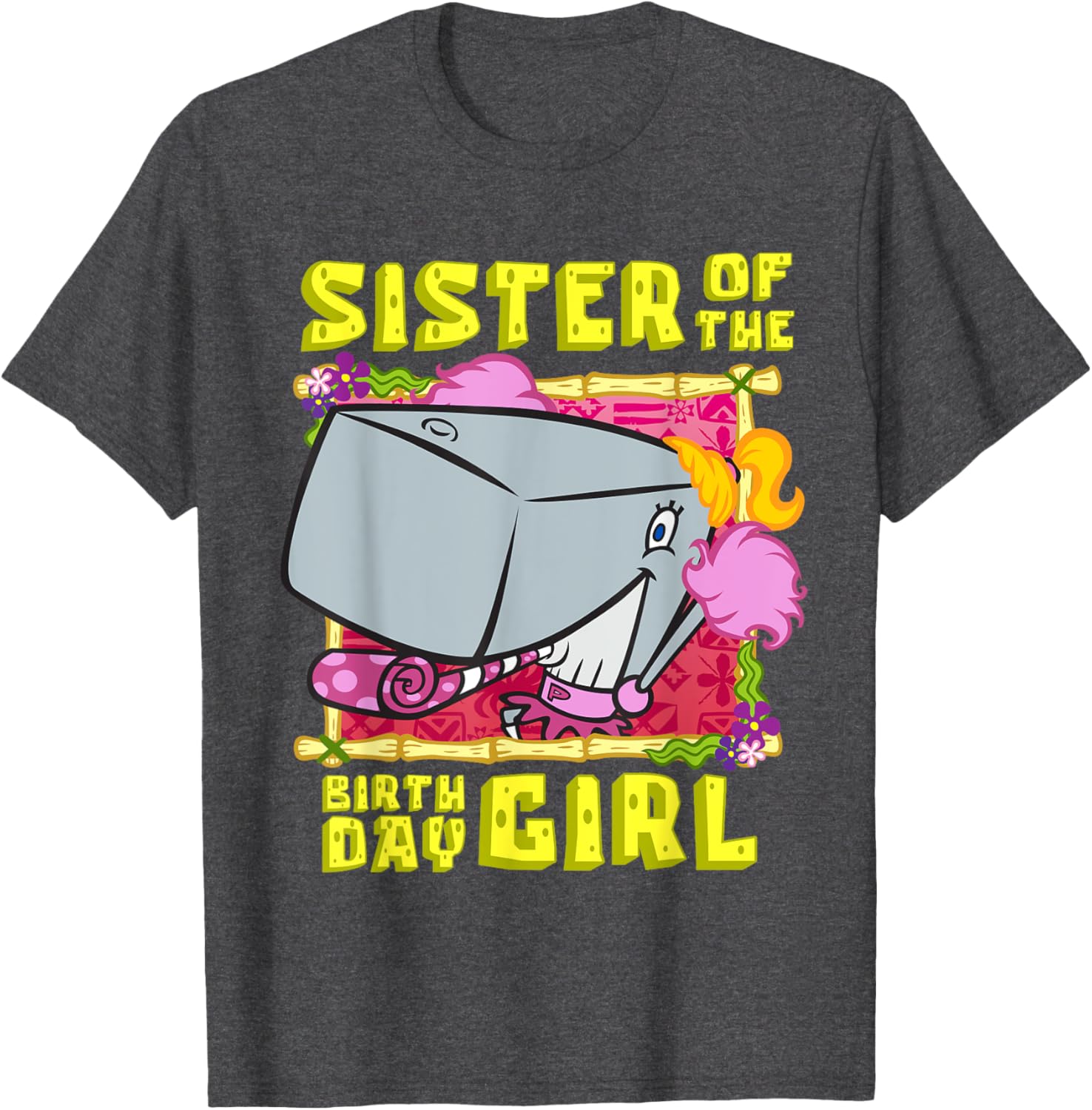 Mademark SpongeBob Pearl Sister Birthday Gift T-Shirt for Girls - 5