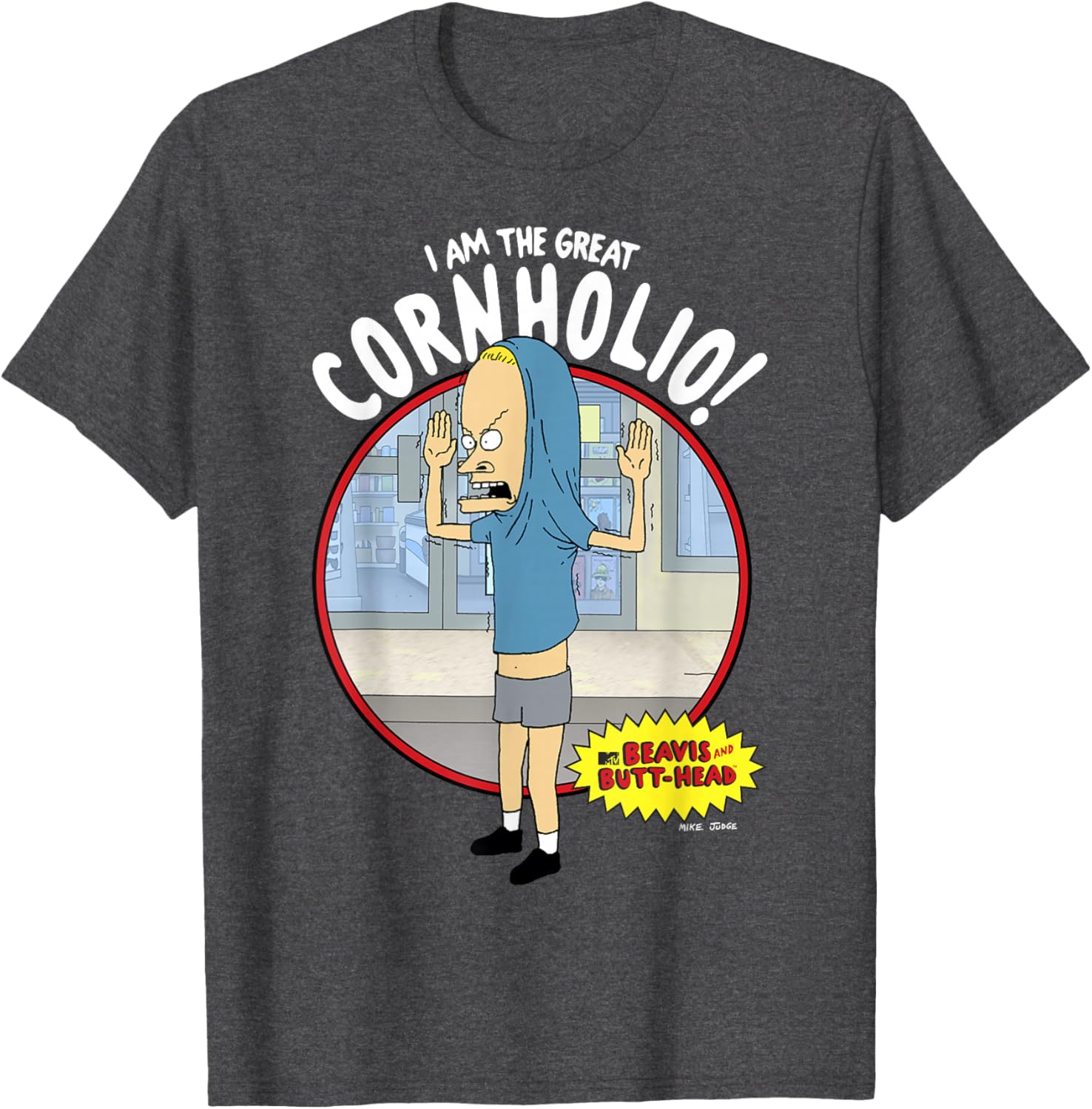 Beavis and Butt-Head The Great Cornholio Graphic T-Shirt for Fans - 1