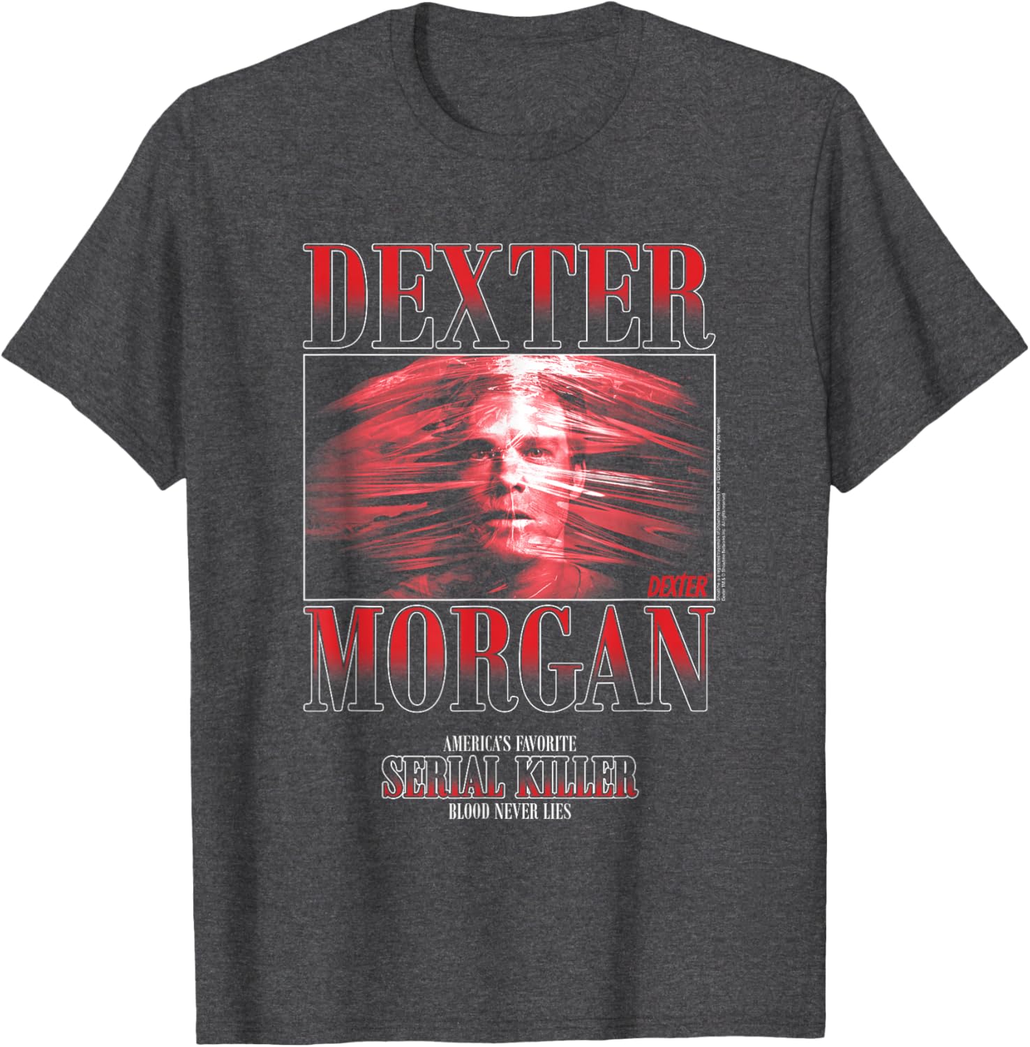 Dexter Retro 90's TV Shows T-Shirt Cool and Unique Graphic Tee - 5