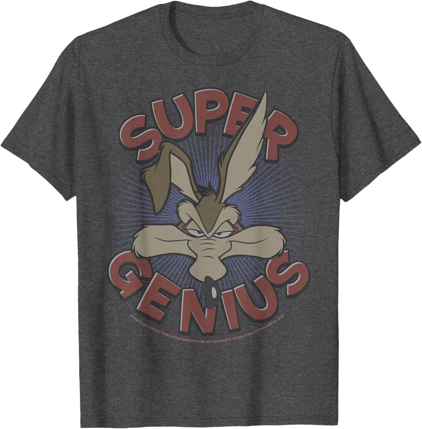 Wile E. Coyote Super Genius T-Shirt - Fun Looney Tunes Apparel for Fans - 1