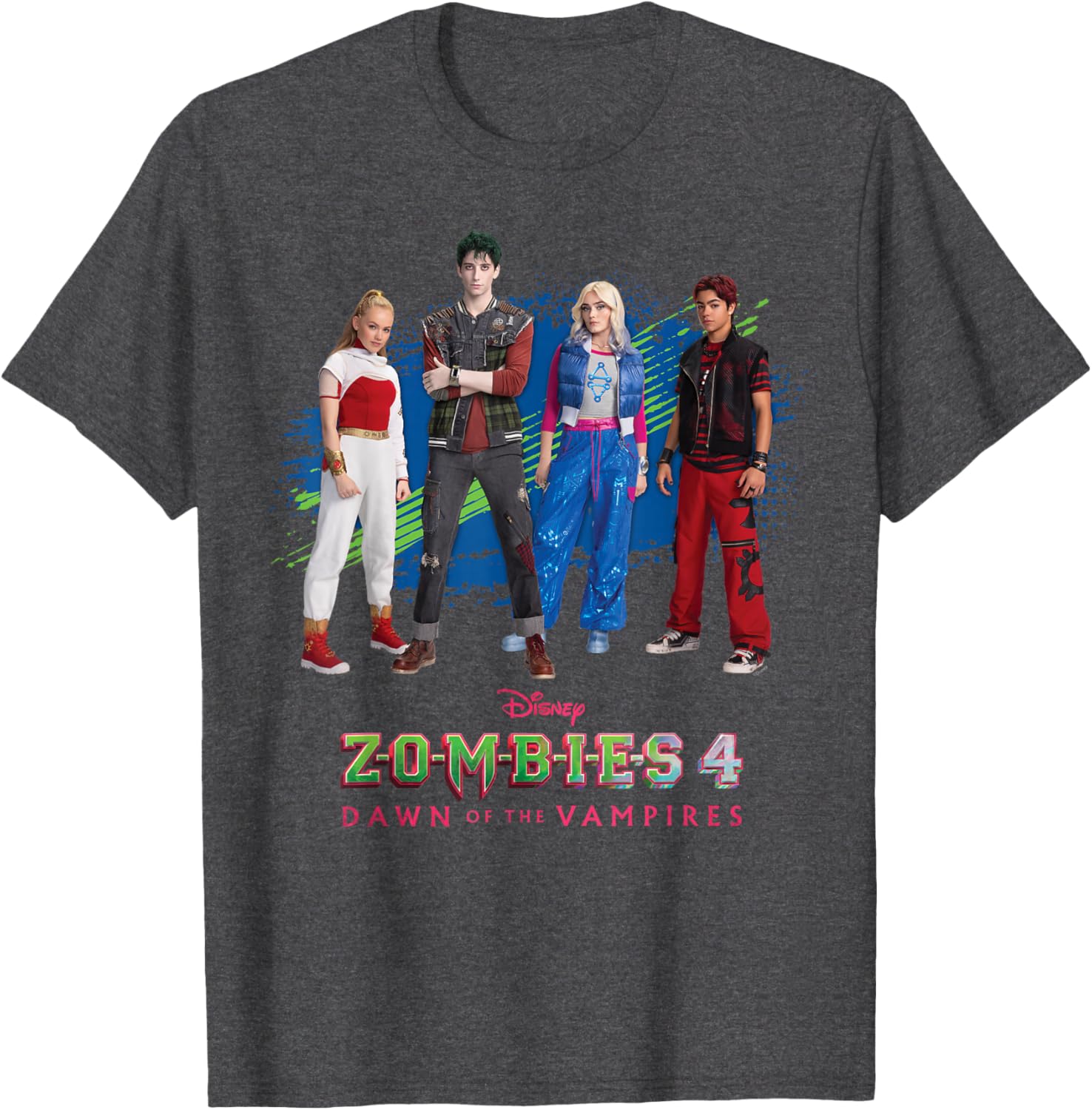 Disney Zombies 4 T-Shirt Featuring Nova, Victor, Zed, and Addison Logo - 17