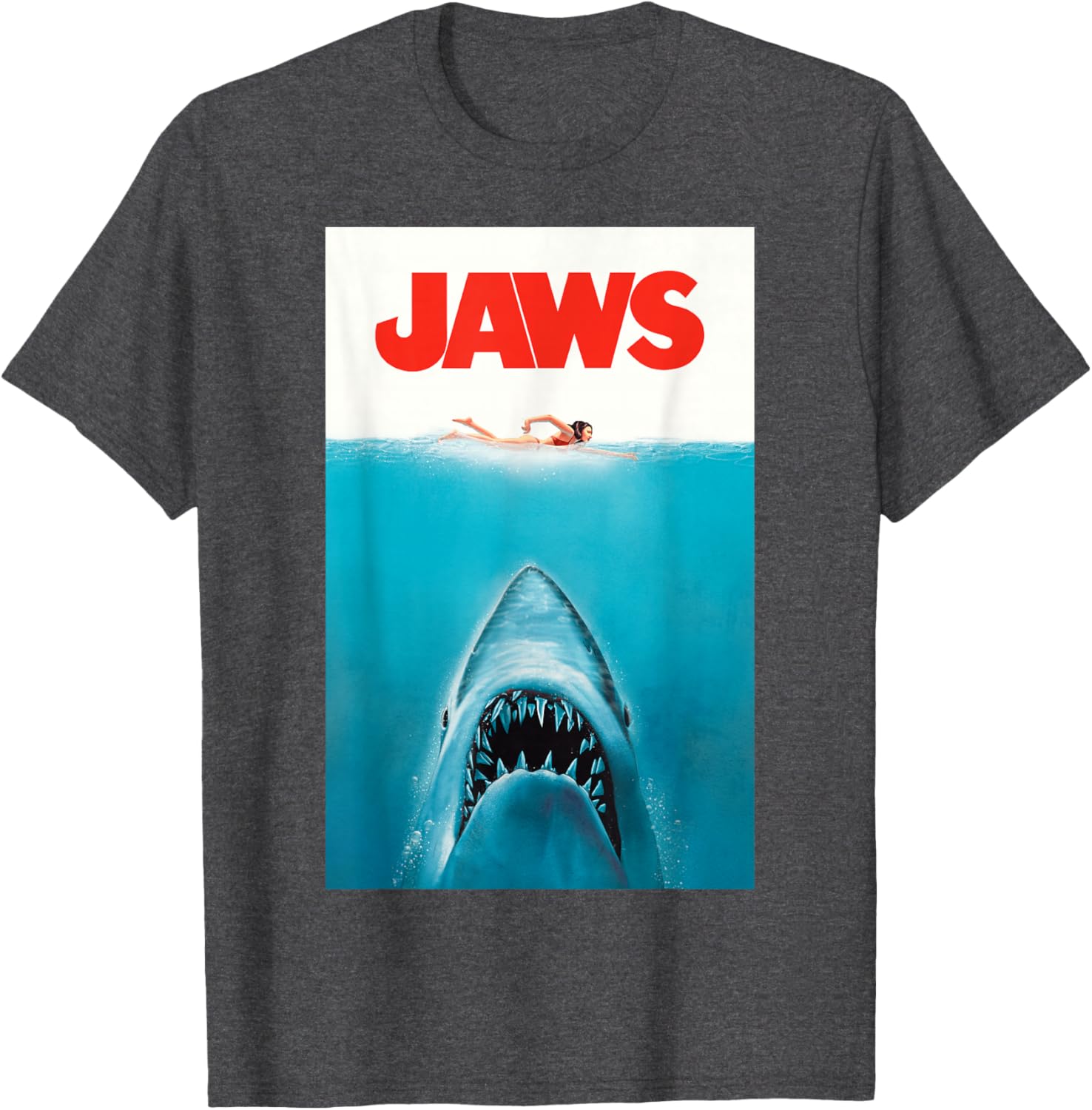 Jaws 50th Anniversary Classic T-Shirt with Front and Back Artwork - 17