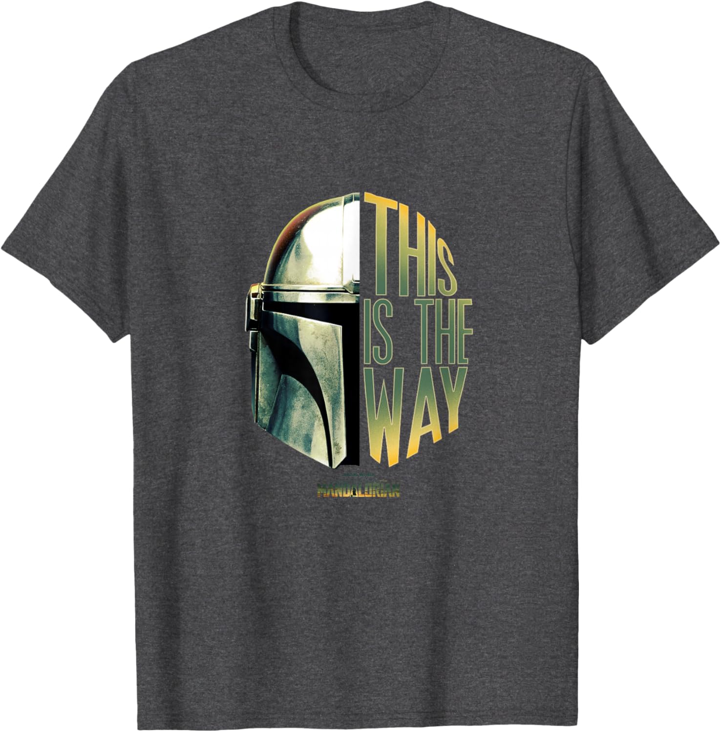 Star Wars The Mandalorian This Is The Way Helmet Logo T-Shirt for Fans - 10
