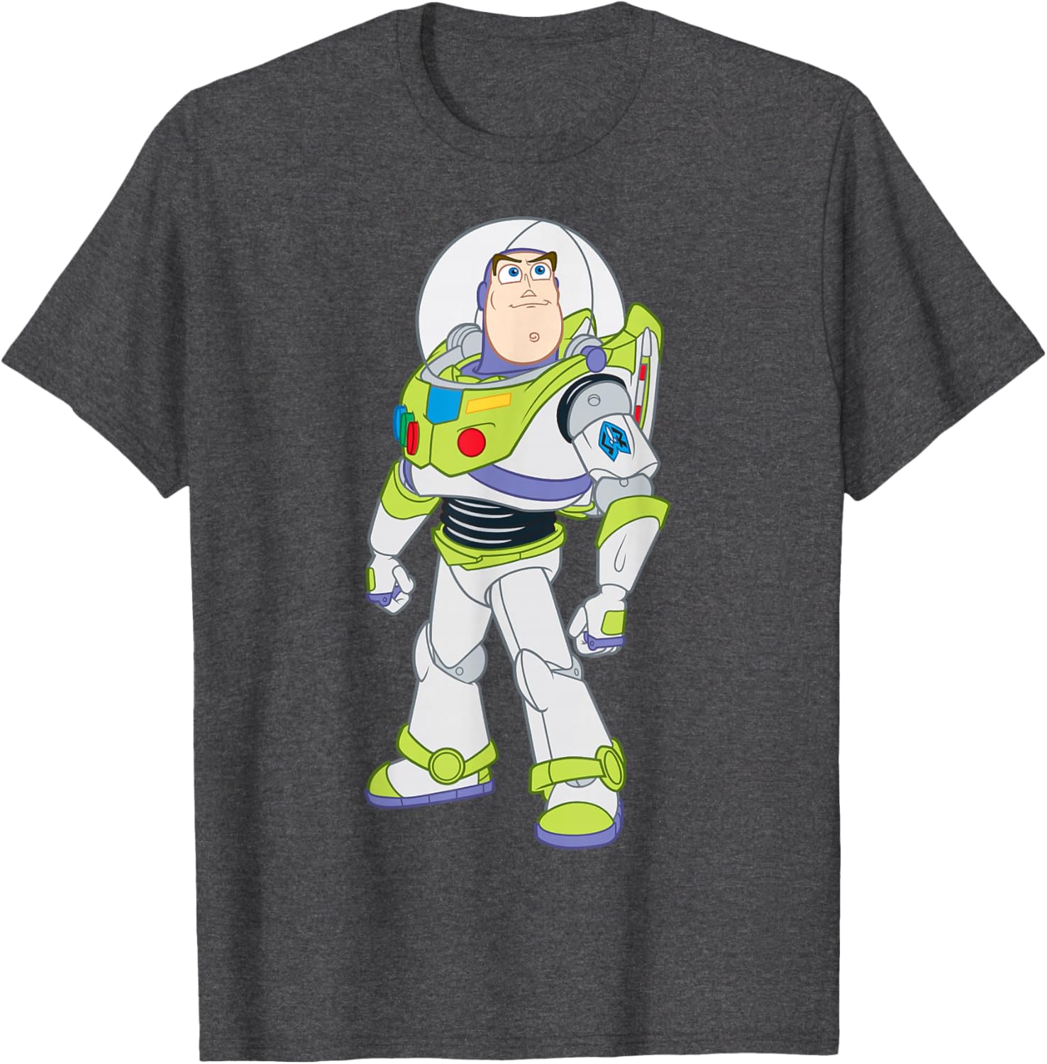 Buzz Lightyear Strong Pose T-Shirt for Kids and Adults Fun Cartoon Apparel - 9