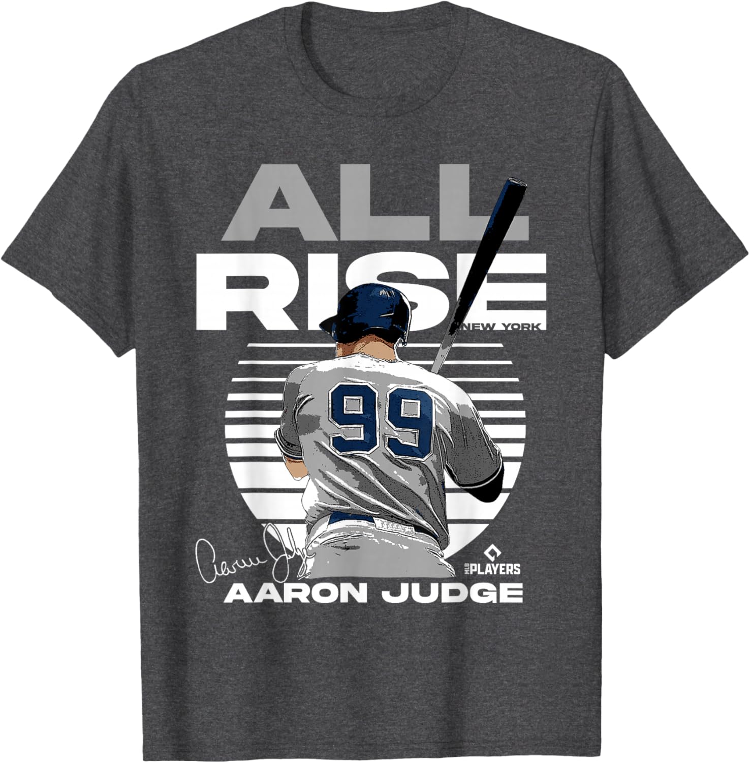 Aaron Judge All Rise T-Shirt New York MLBPA Apparel for Fans - 3