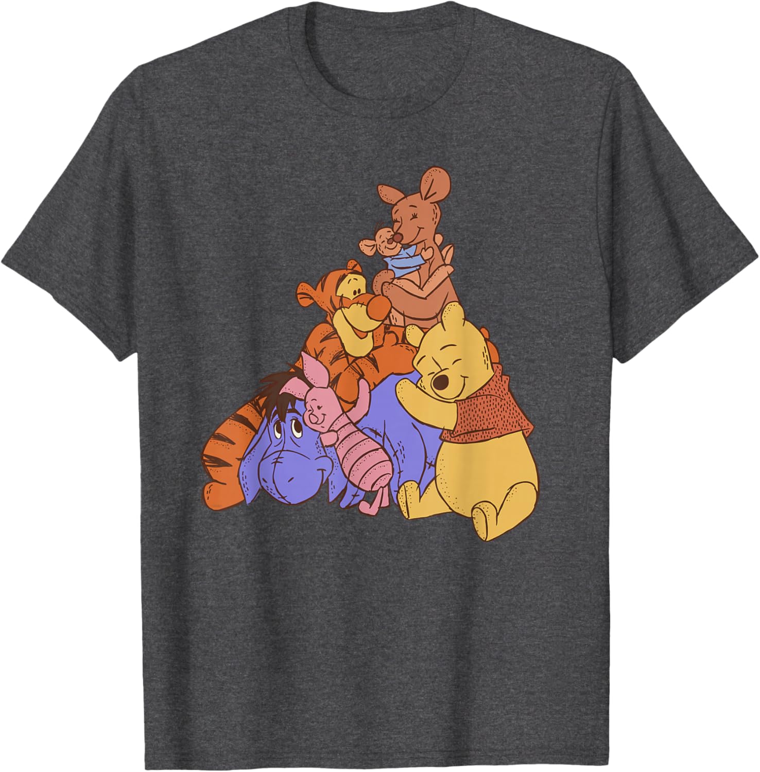 Disney Winnie the Pooh Kanga Roo Group Hug T-Shirt for Kids and Adults - 7