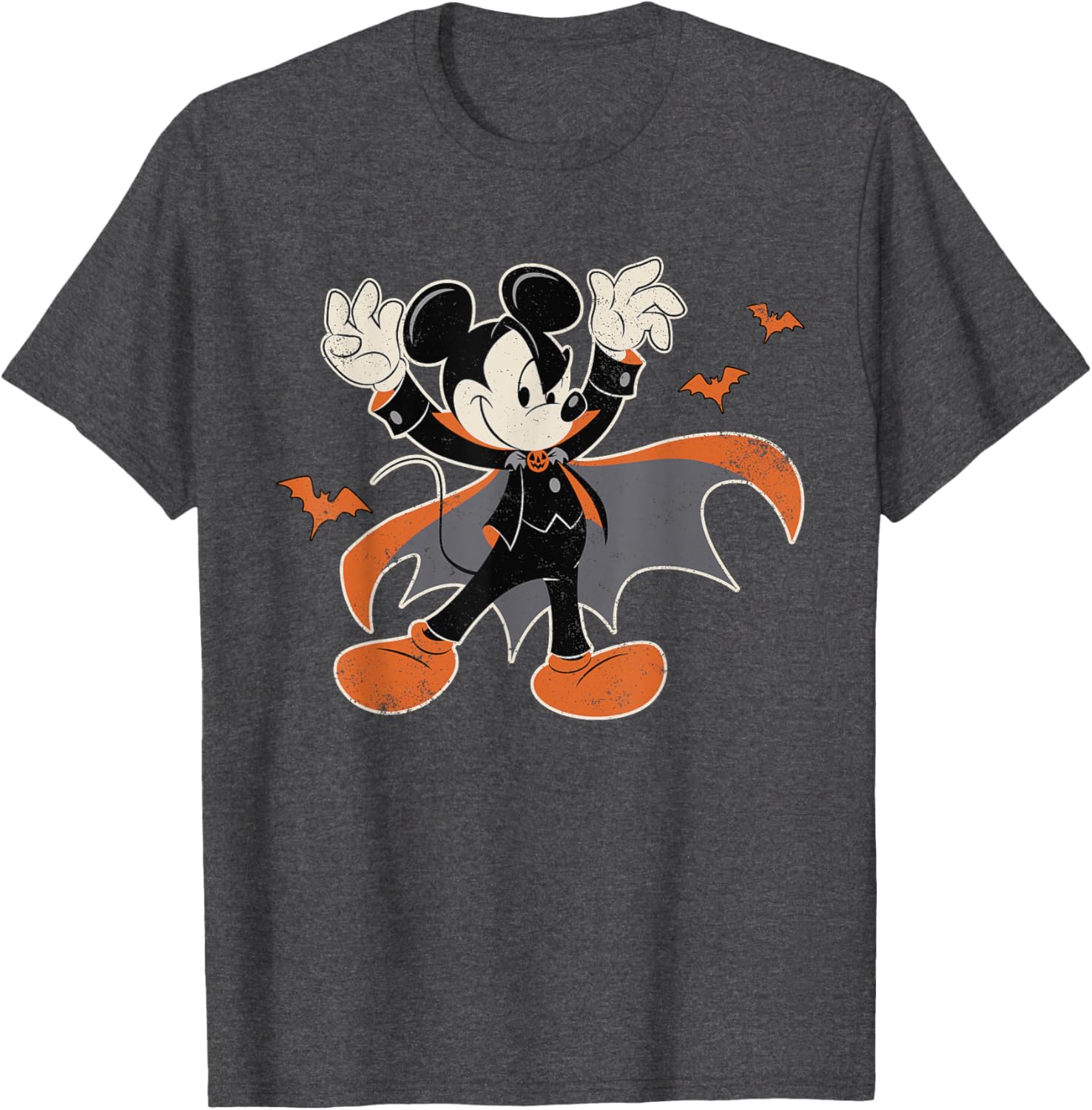 Disney Mickey Mouse Spooky Dracula Costume Halloween T-Shirt for Kids - 1