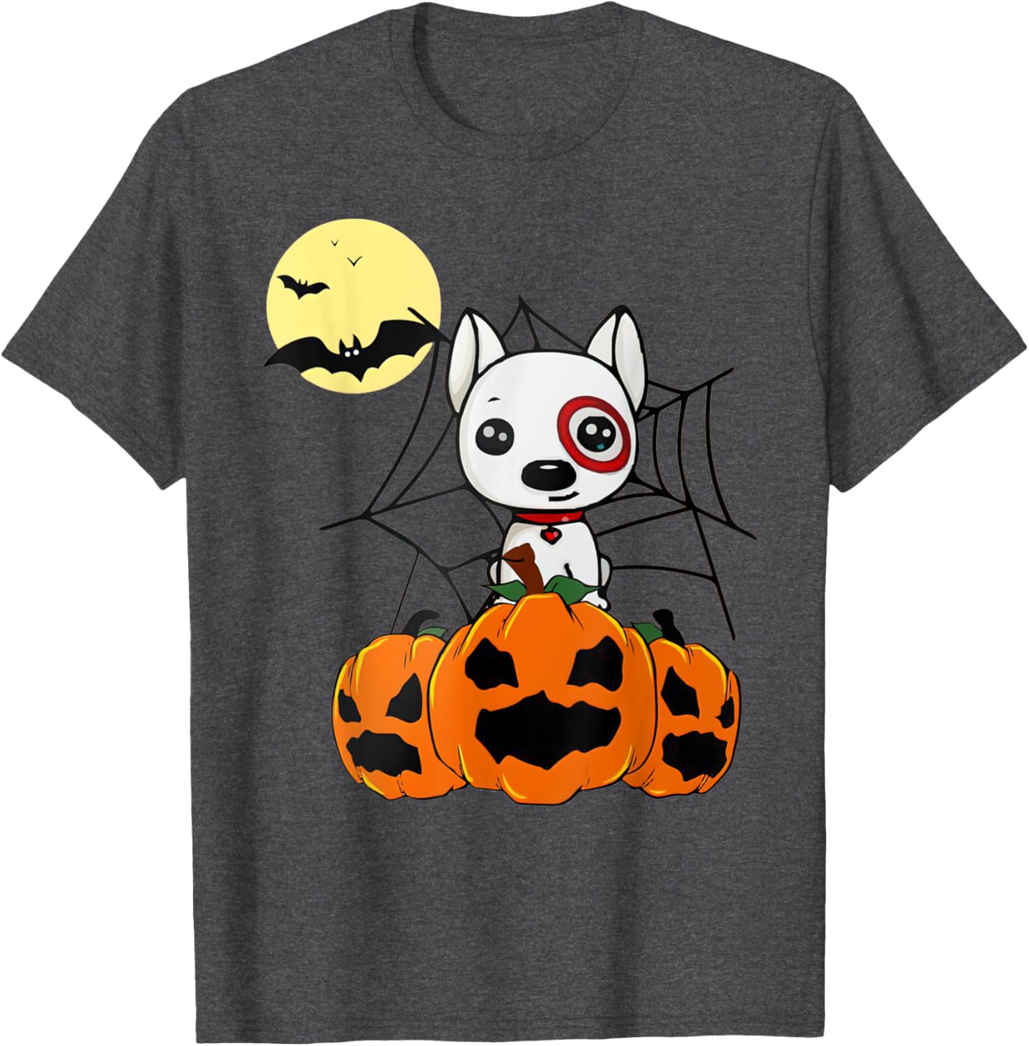 Halloween Bullseye Target Team Member Sticker T-Shirt for Fun Festivities - 2