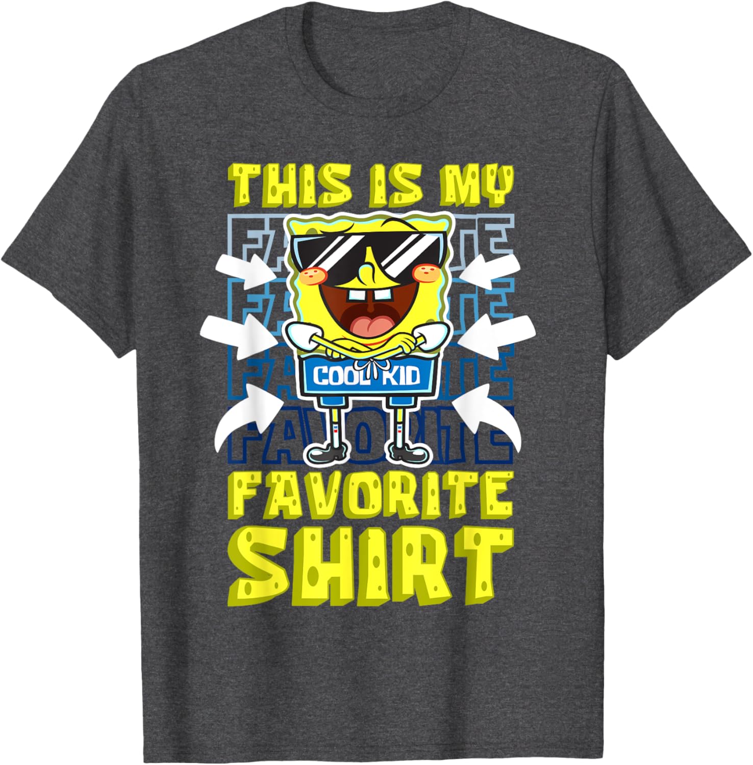 Mademark x SpongeBob SquarePants Cool Kid T-Shirt for Trendy Kids - 10