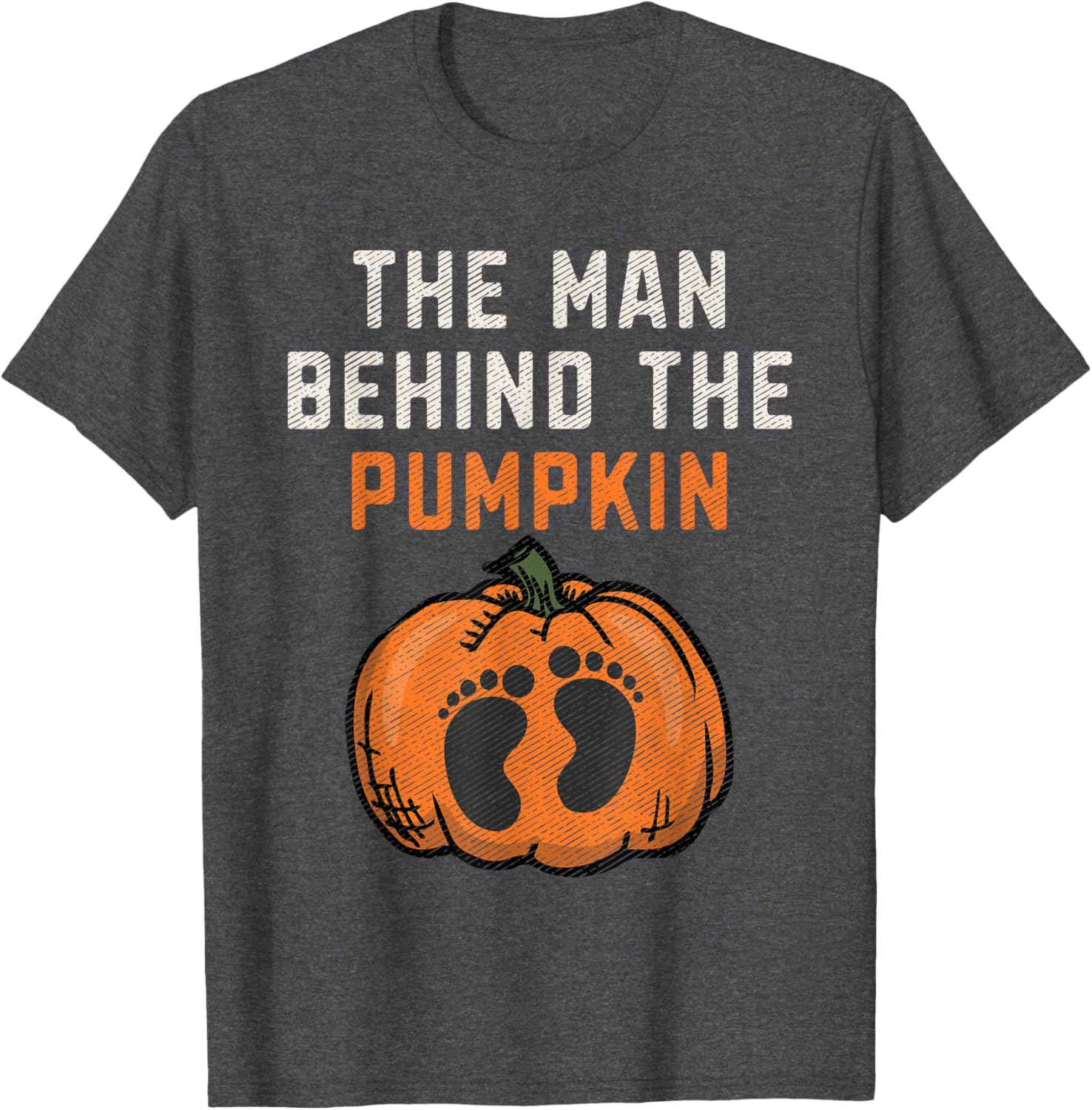 Funny Pumpkin Dad Halloween Pregnancy Reveal T-Shirt for Expecting Fathers - 2
