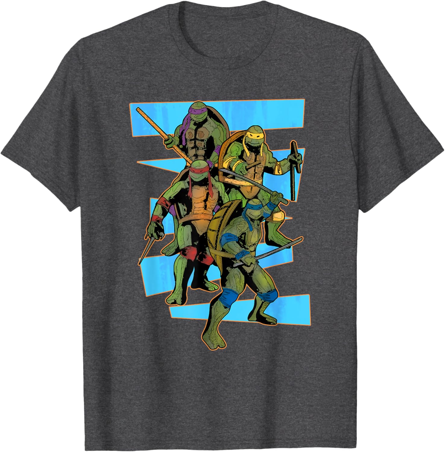 Mademark TMNT T-Shirt Featuring Donatello, Michelangelo, Raphael, Leonardo - 5