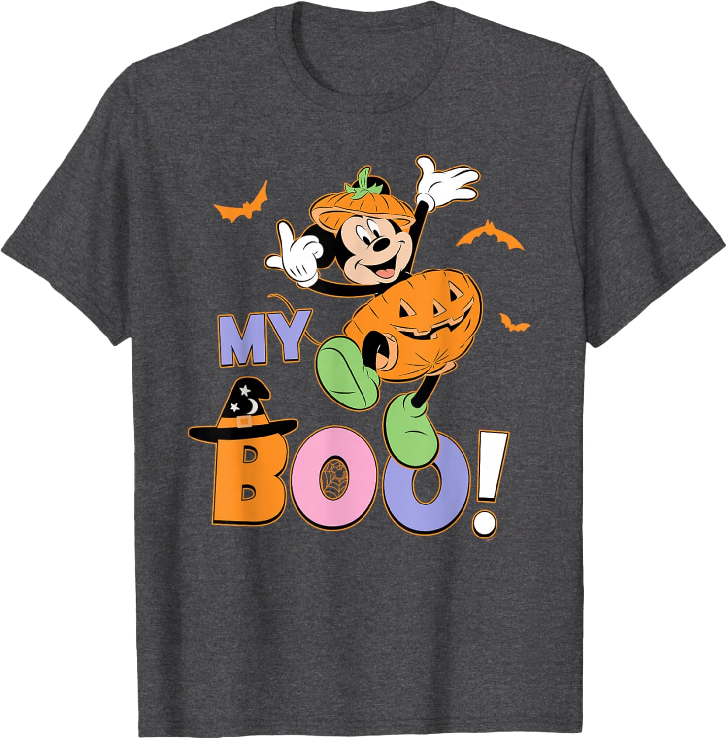 Disney Mickey Mouse My Boo Couples Halloween T-Shirt for Fun Halloween Style - 18