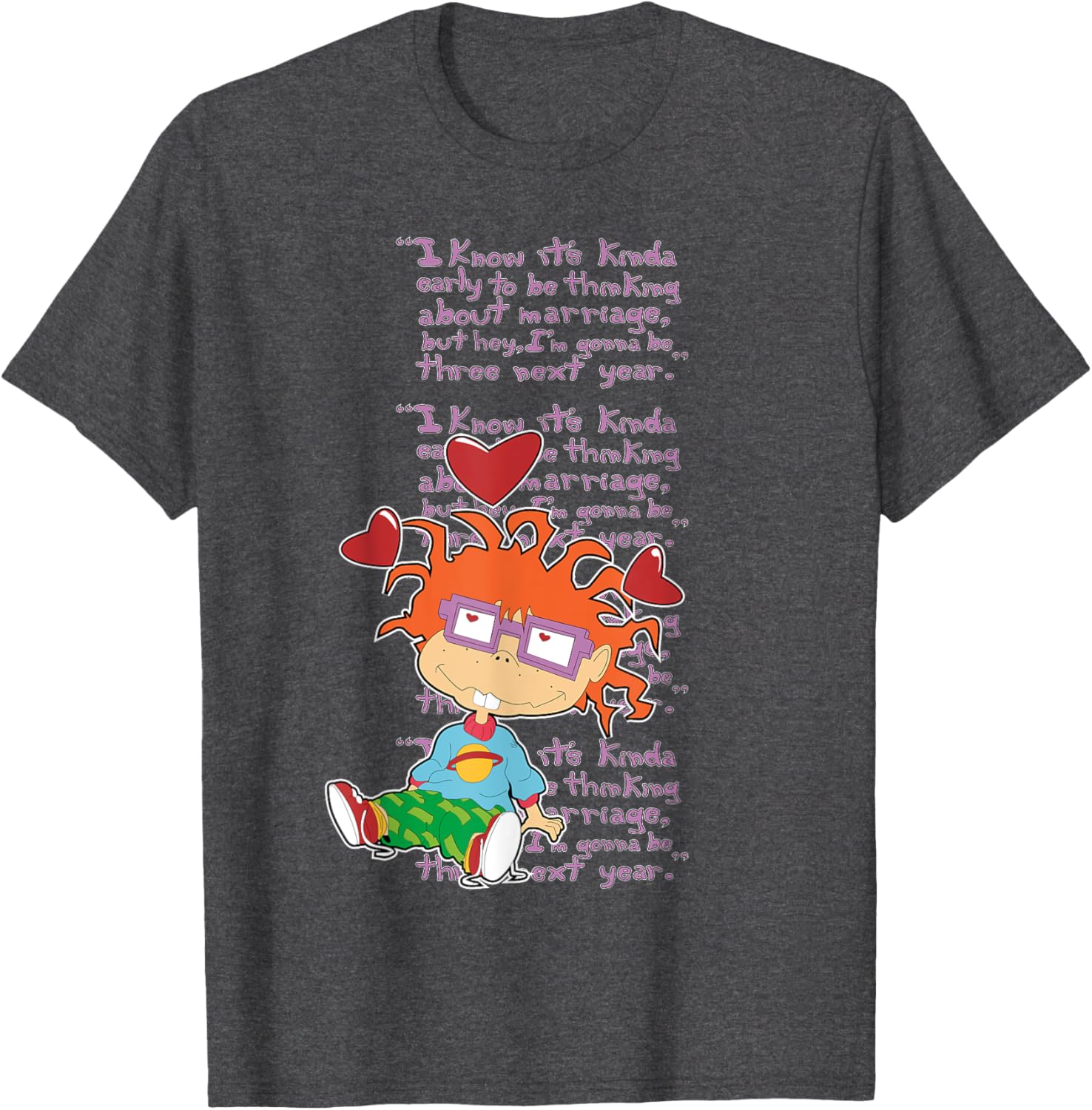 Mademark x Rugrats Chuckie T-Shirt I Know Its Kinda Early to Be Thinking - 1