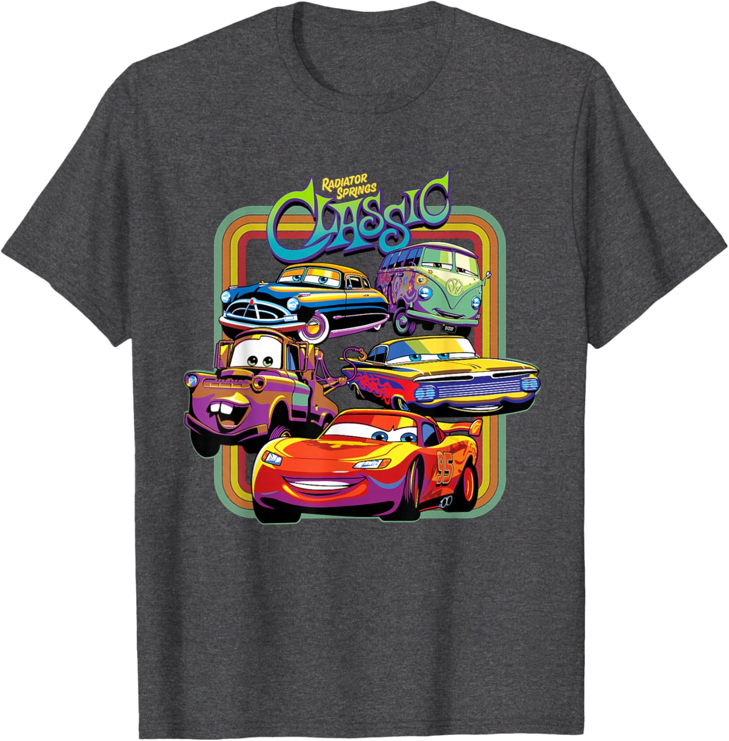 Disney PIXAR Cars Radiator Springs Classic T-Shirt for Kids and Adults - 18