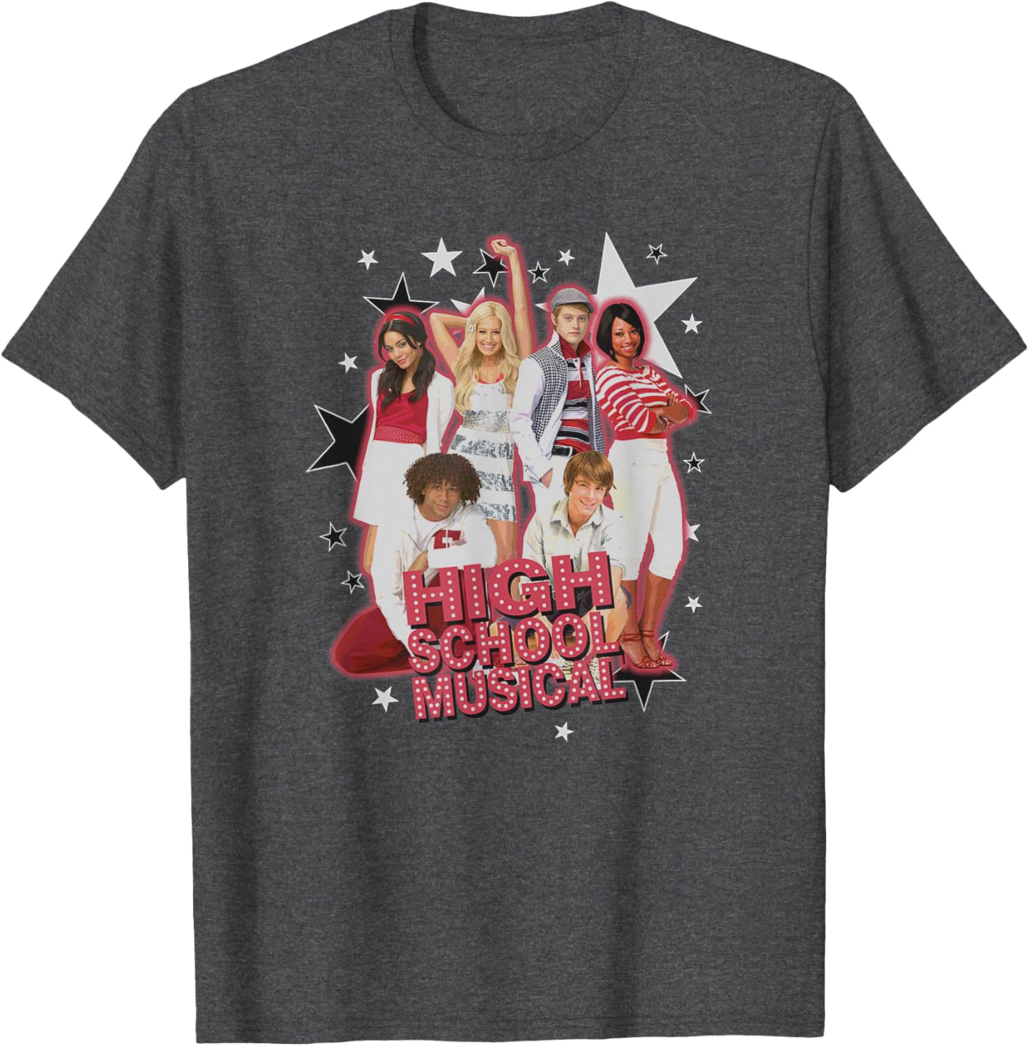 Disney High School Musical Vintage Group Shot T-Shirt for Fans - 3