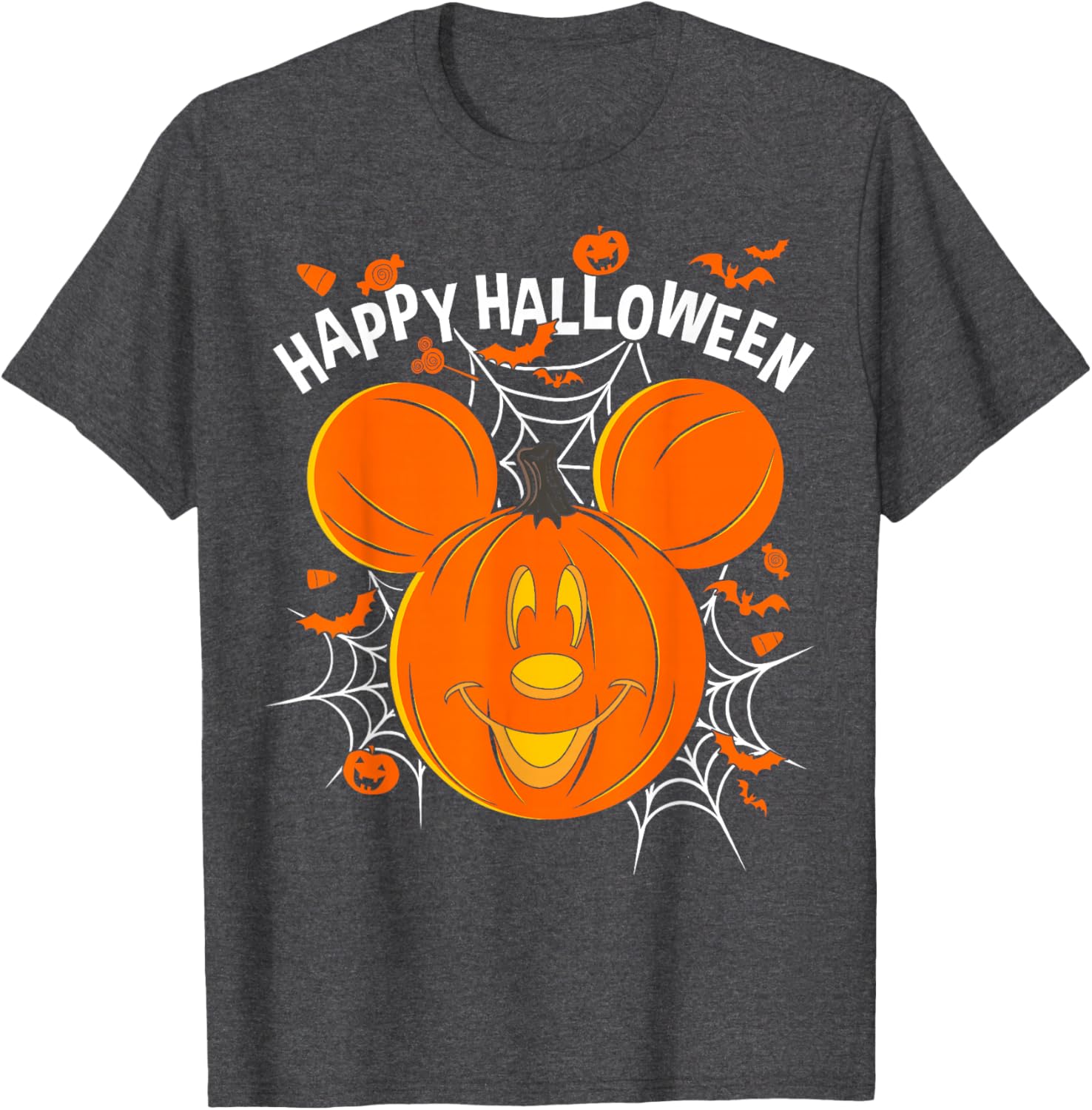 Disney Mickey Pumpkin Halloween T-Shirt for Kids and Adults Fun Style - 9