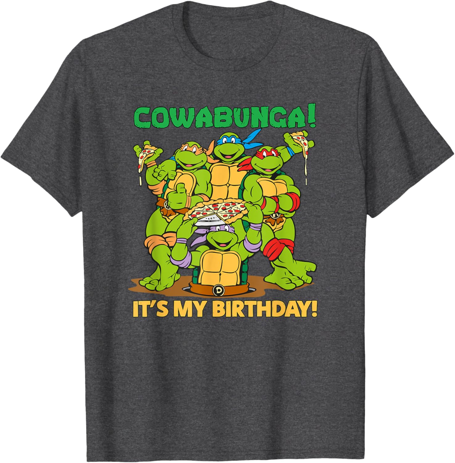 Mademark Teenage Mutant Ninja Turtles Birthday T-Shirt for Kids - 1