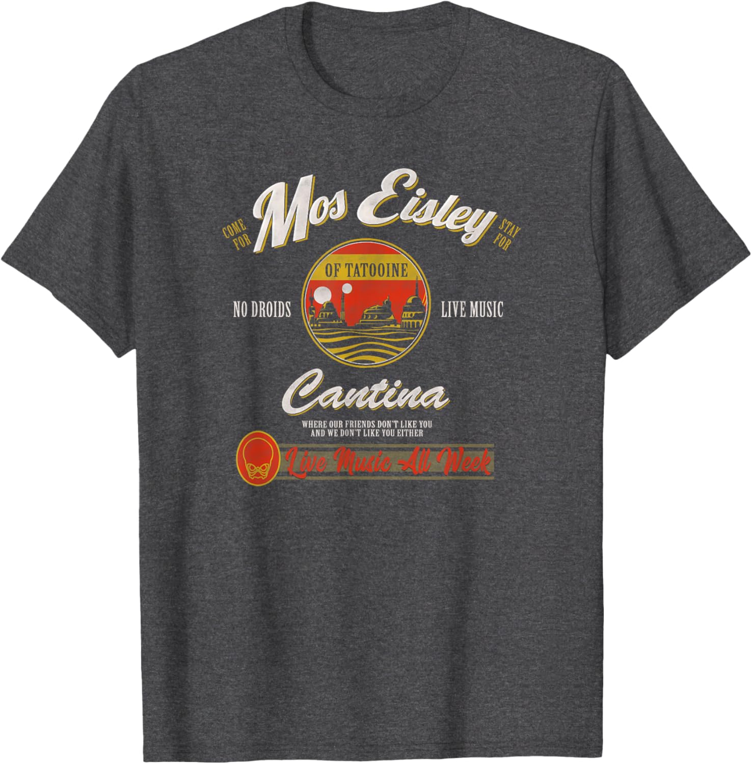 Star Wars Mos Eisley Cantina Live Music T-Shirt for Fans and Collectors - 11