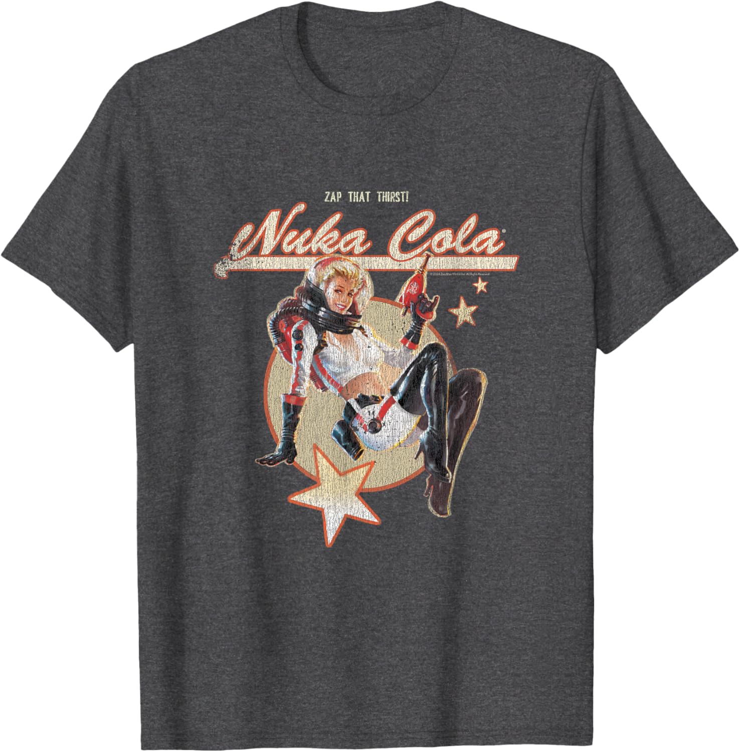 Retro Fallout Nuka Cola Ad T-Shirt for Gamers - Unique, Stylish Apparel - 2