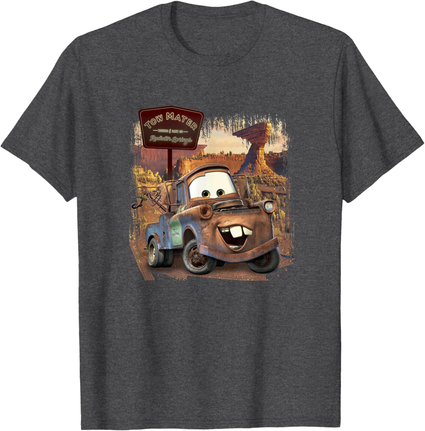 Disney Pixar Cars Tow Mater Radiator Springs T-Shirt for Kids and Adults - 9