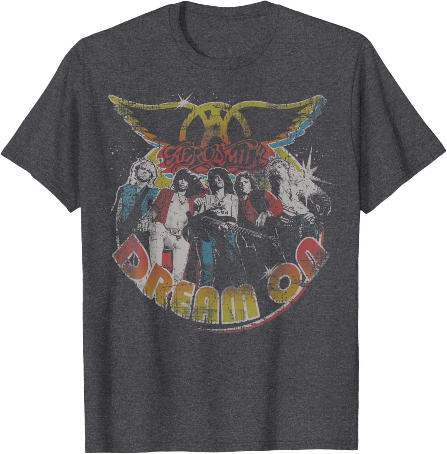 Aerosmith Dream On Portrait T-Shirt - Stylish Band Tee for Music Fans - 1
