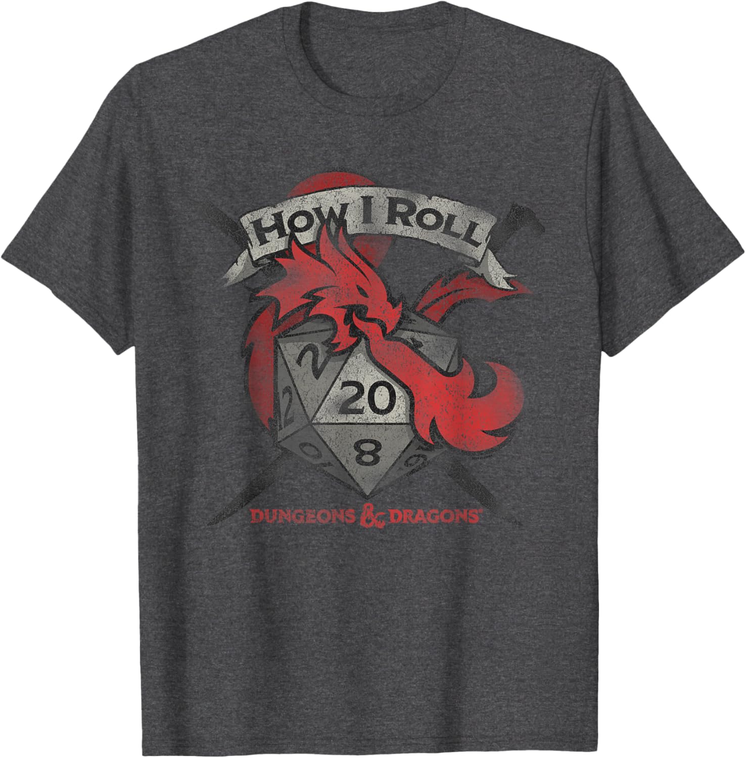 Dungeons and Dragons How I Roll T-Shirt for Gamers and Adventurers - 2