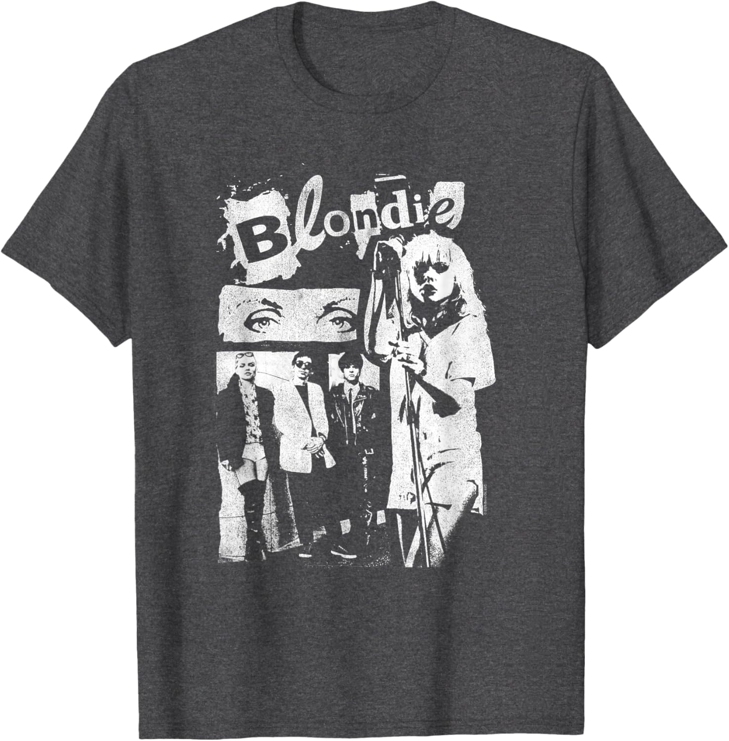 Blondie Punk Zine Collage Vintage Band T-Shirt for Trendy Music Lovers - 1