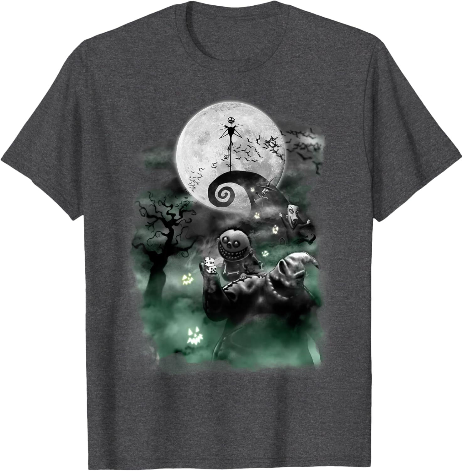 Disney Nightmare Before Christmas Haunted Scene T-Shirt for Fans - 9