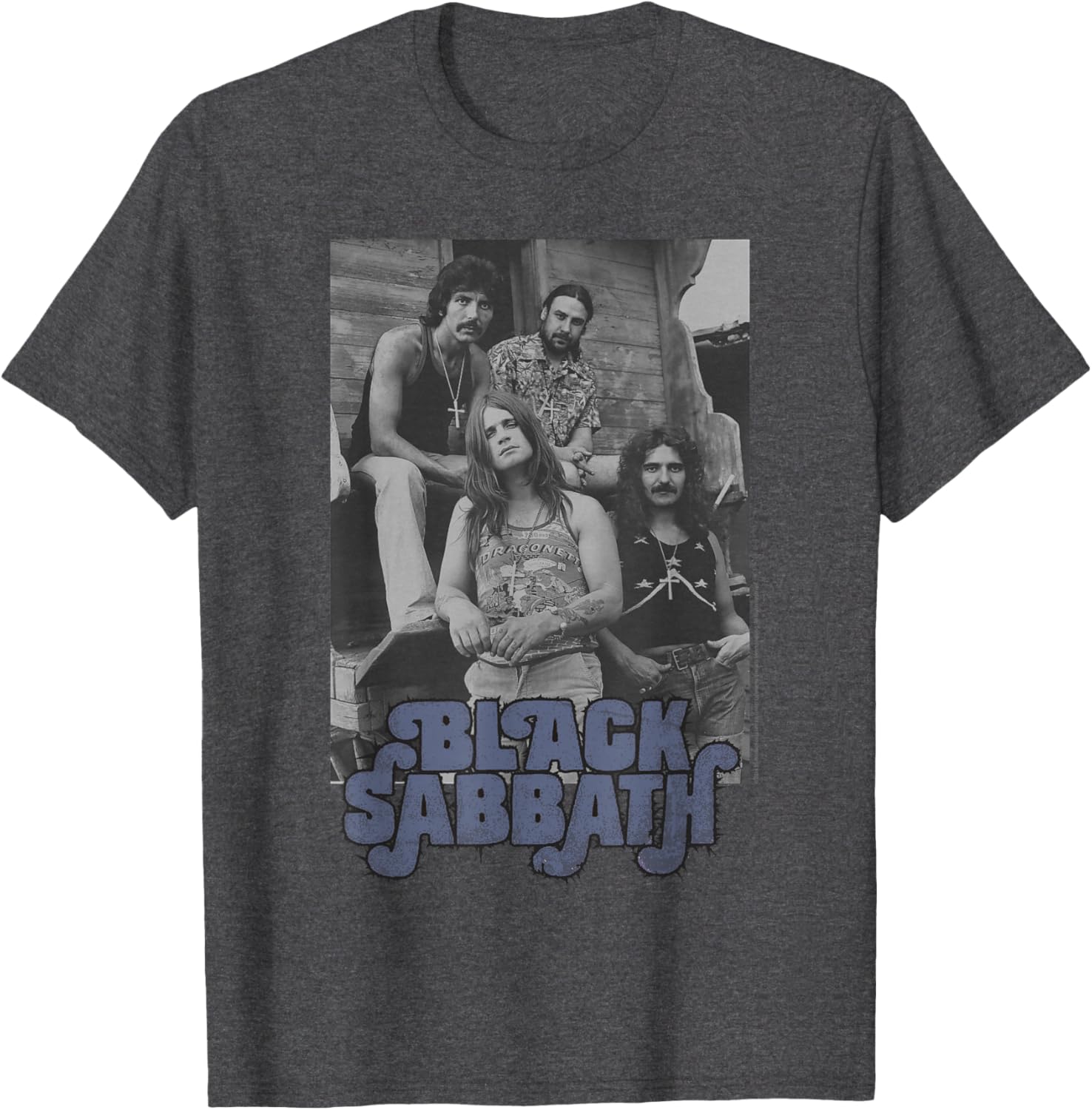 Black Sabbath Retro Photo T-Shirt for Music Lovers and Fans - 4