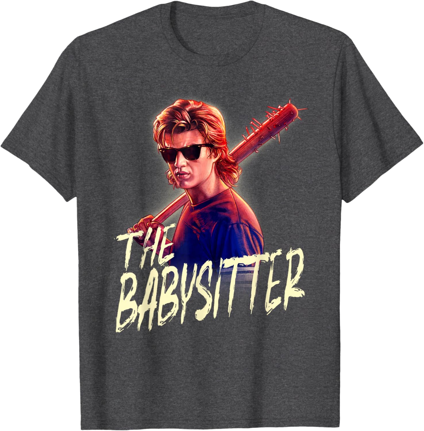 Stranger Things Steve The Babysitter Portrait T-Shirt for Fans - 5