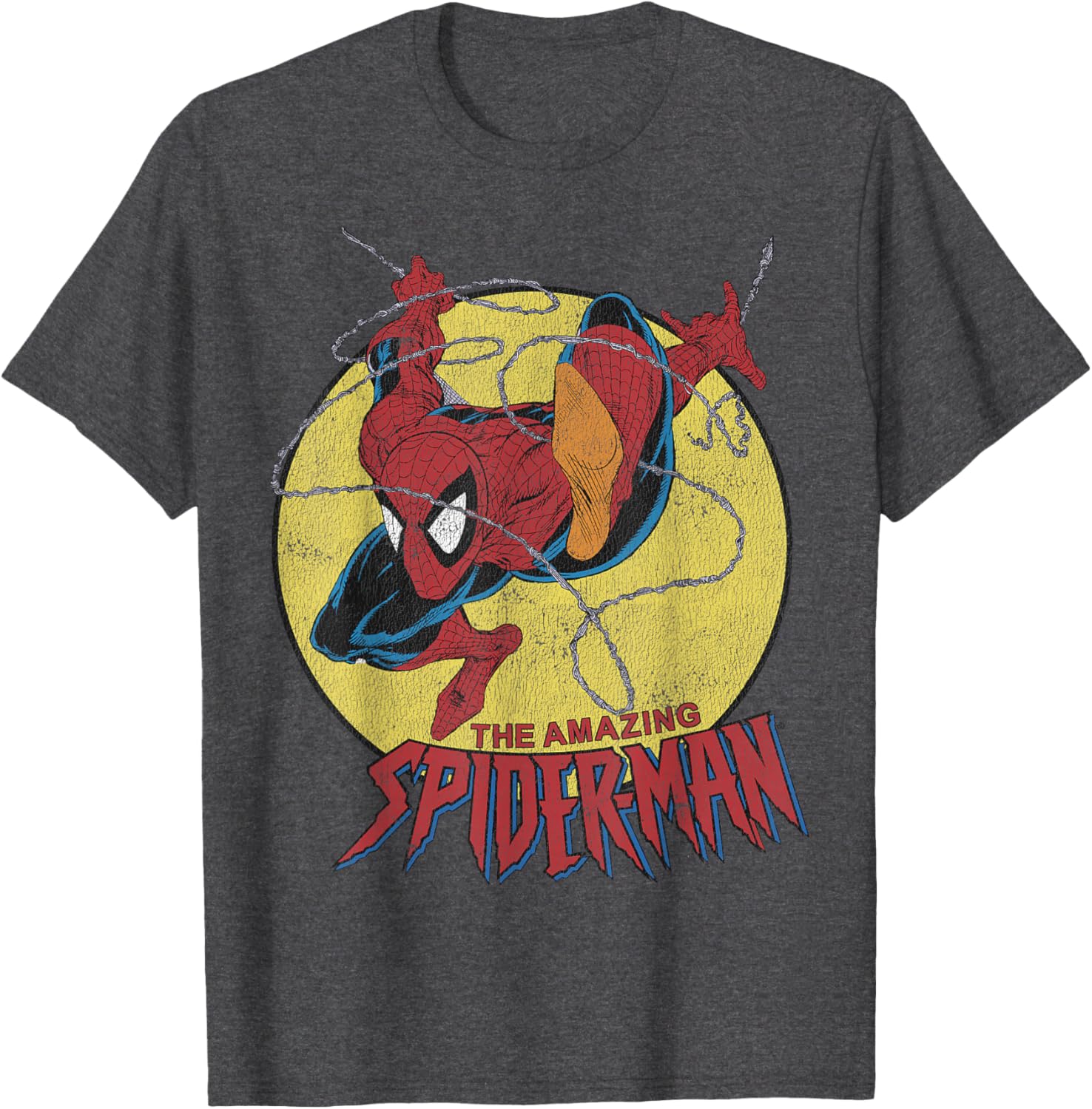 Vintage Spider-Man Jump Logo T-Shirt for Marvel Fans - Stylish Apparel - 2