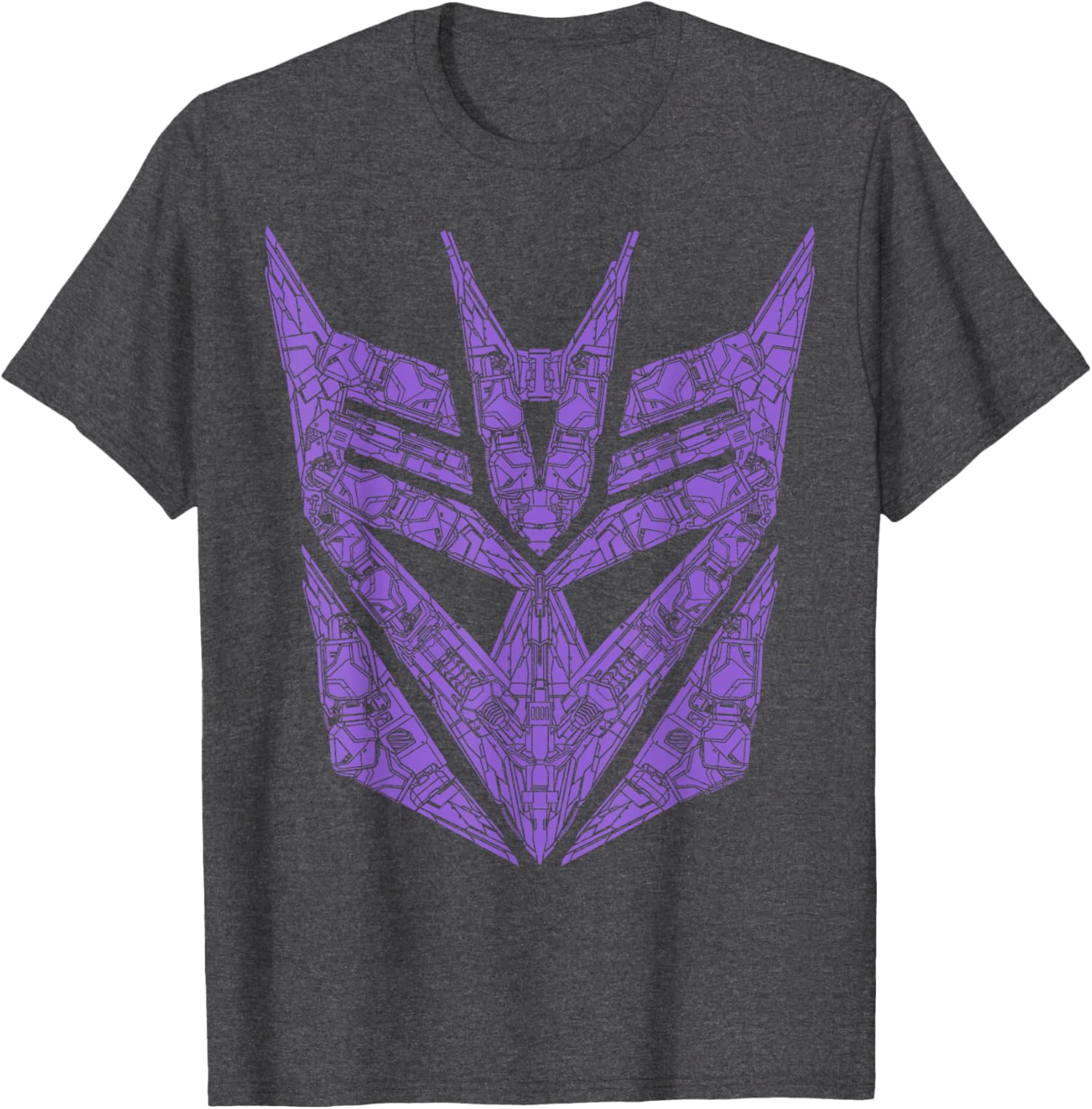Decepticon Purple Icon Logo T-Shirt for Transformers Fans - 7