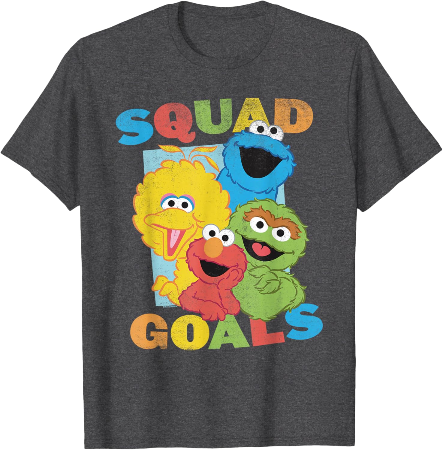 Sesame Street Squad Goals T-Shirt for Fun and Friendship Apparel - 5