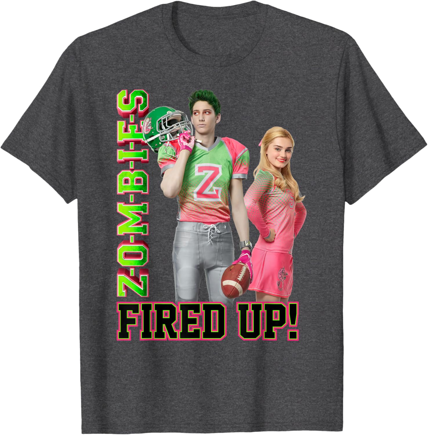 Disney Zombies Fired Up T-Shirt for Kids Cool Graphic Tee - 7