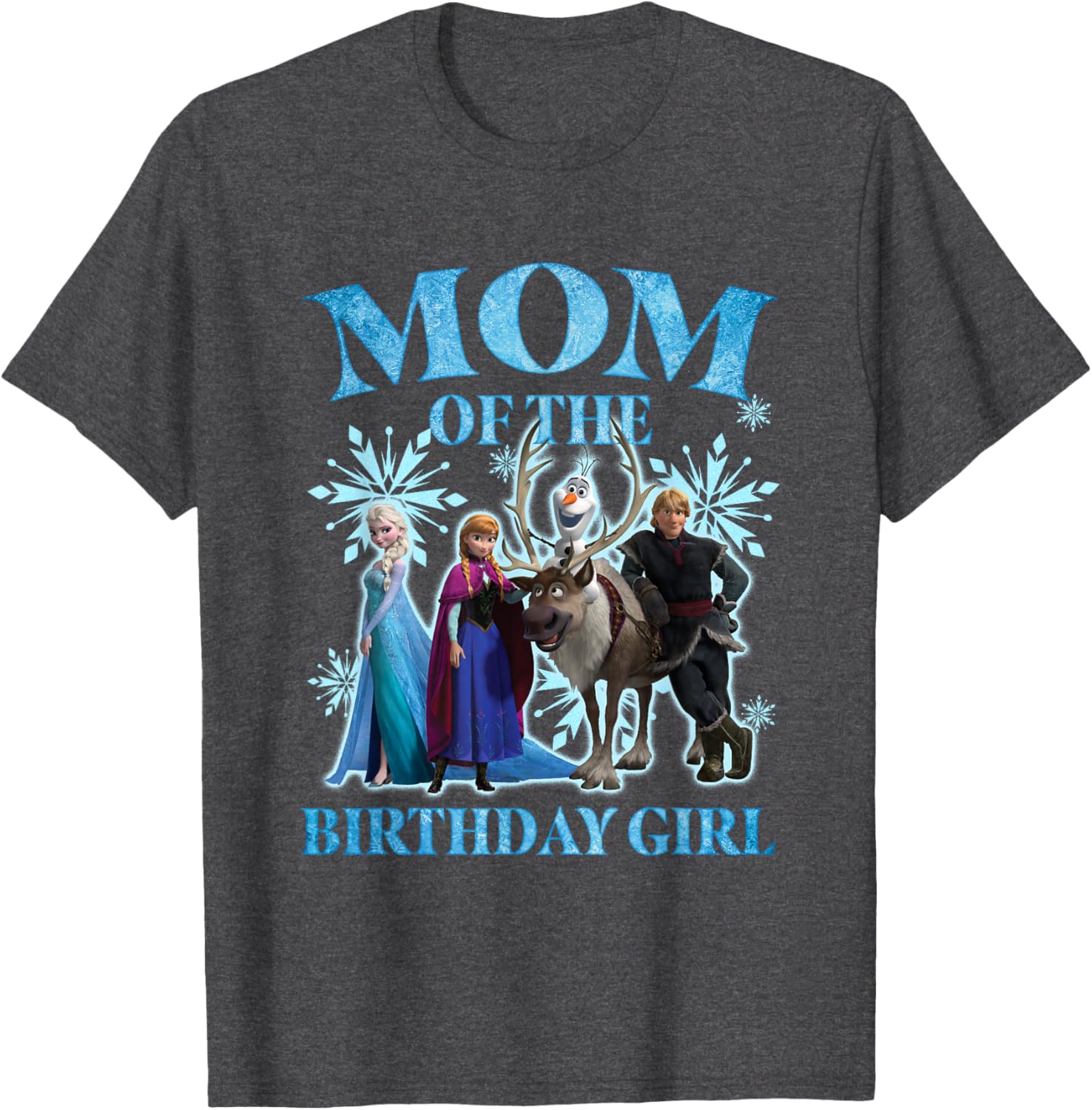 Disney Frozen Mom of the Birthday Girl T-Shirt for Fun Celebrations - 1