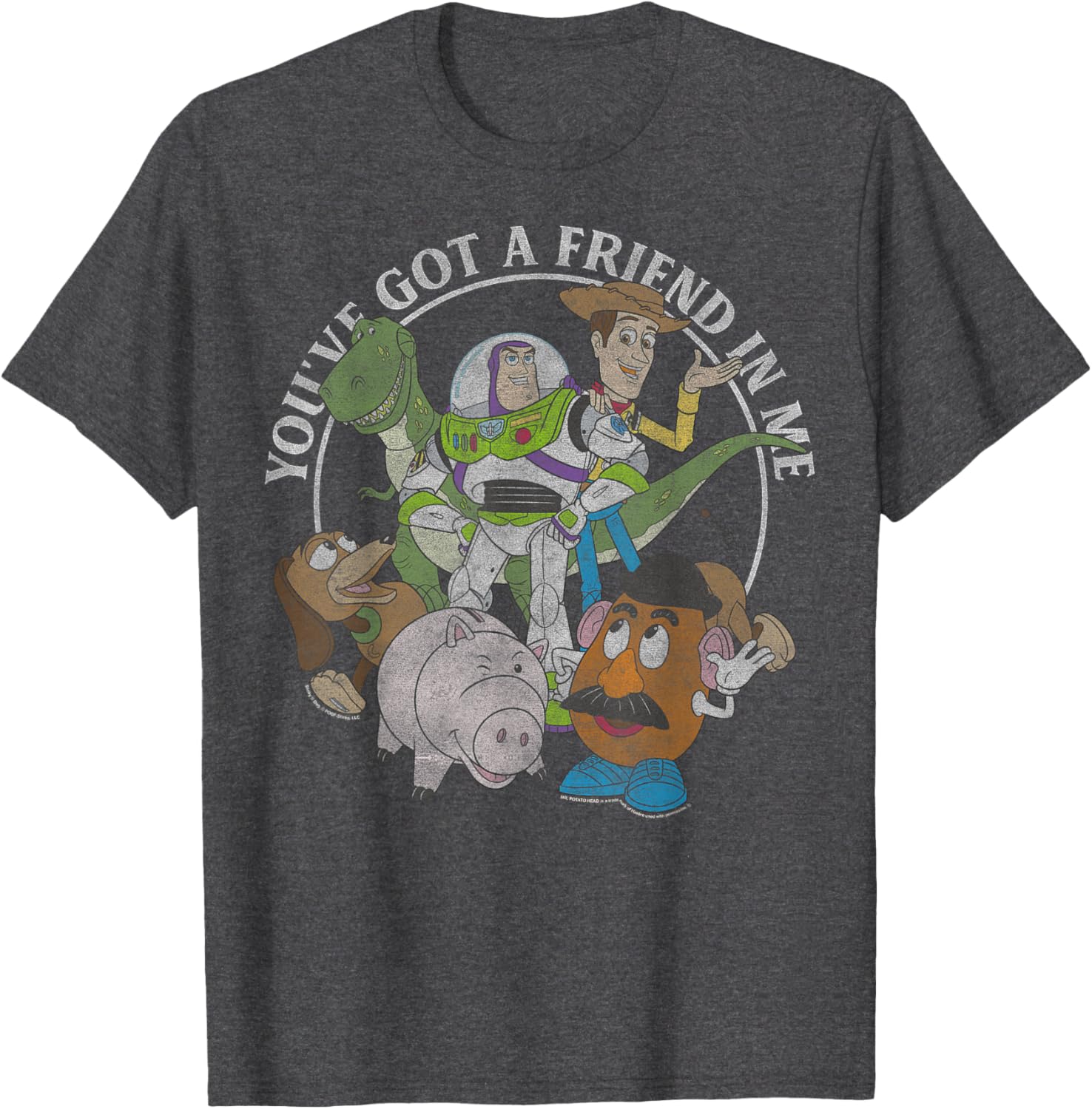 Disney Pixar Toy Story You've Got A Friend In Me Group Shot T-Shirt - 8