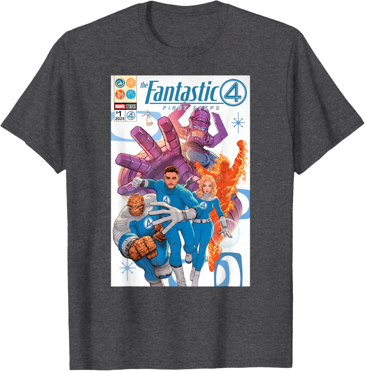 Marvel Fantastic Four Comic Book Cover Art T-Shirt for Fans and Collectors - 24