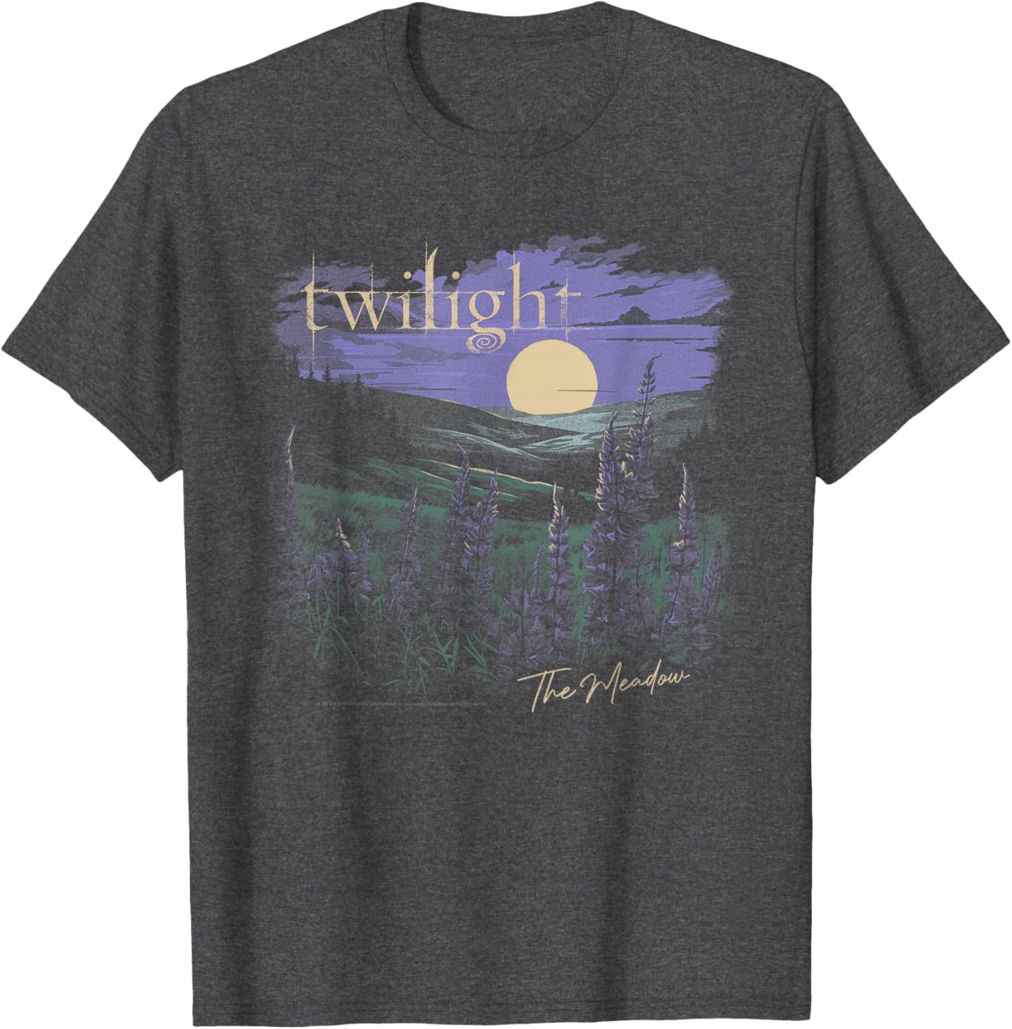 Twilight Saga Meadow Flowers Moon T-Shirt for Fans of the Series - 3
