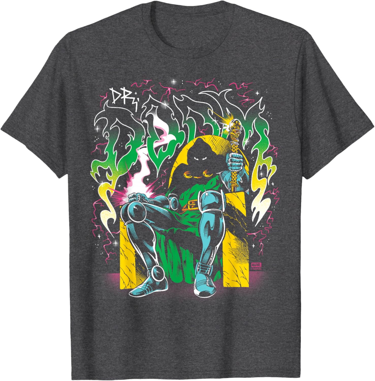 Fantastic Four Dr. Doom Metal T-Shirt for Marvel Fans and Collectors - 1