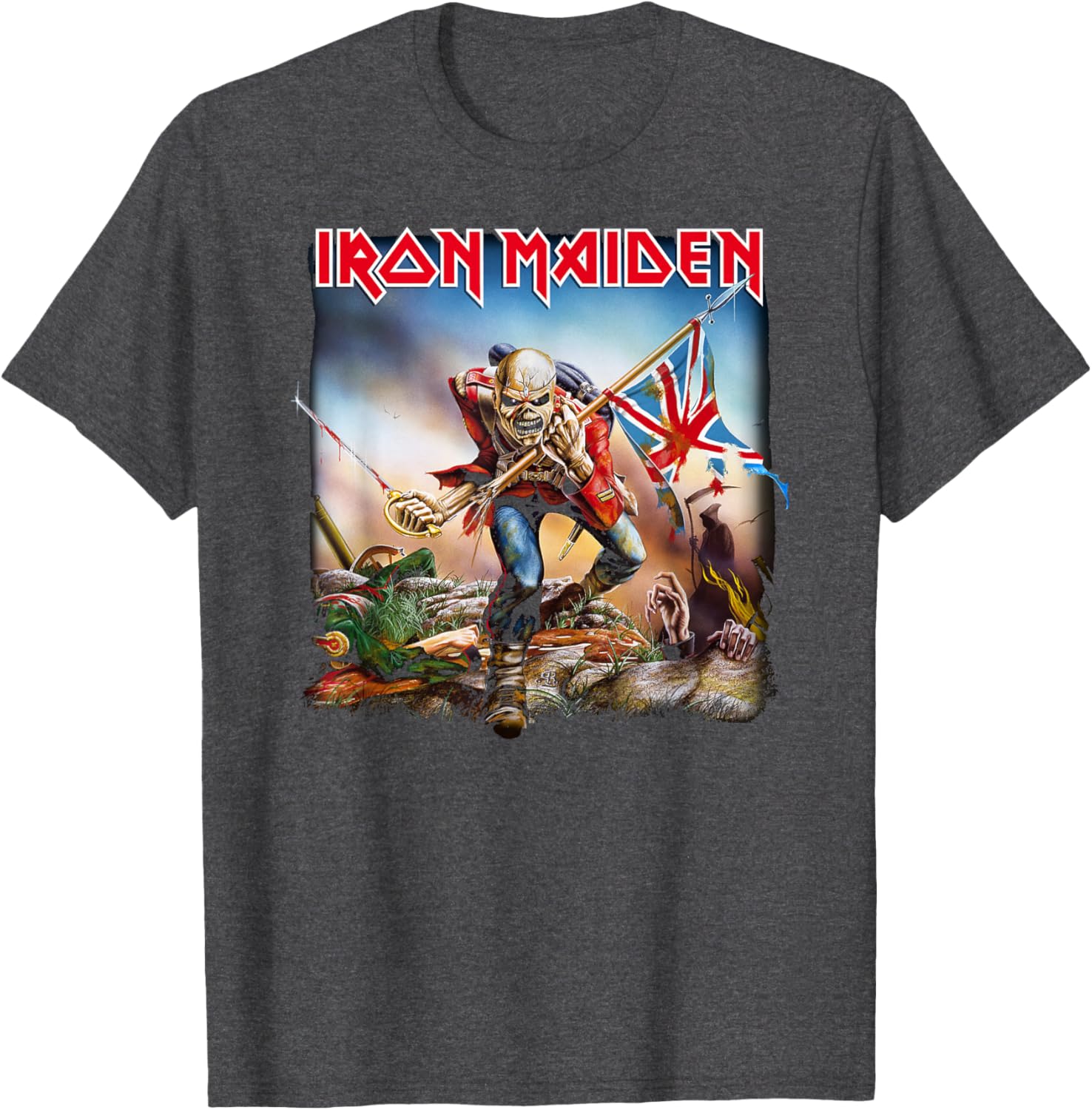Iron Maiden The Trooper T-Shirt for Fans of Classic Rock Music - 6
